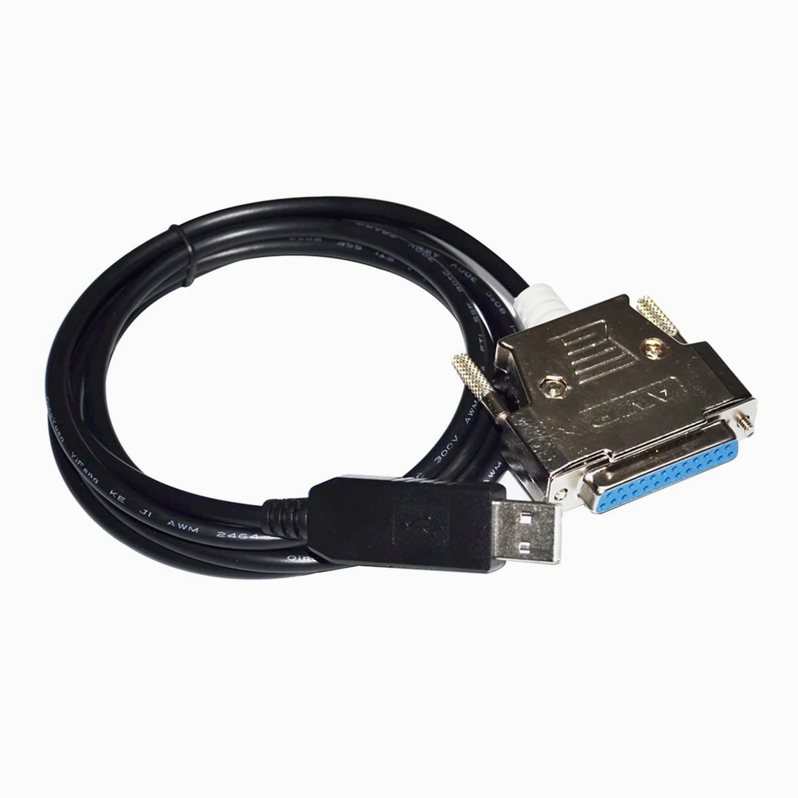 FT232RL CHIP USB RS232 a D-SUB 25P DB25 femmina/maschio, cavo di comunicazione seriale adatto per Explorer a PC (3 m, USB a DB25 maschio)