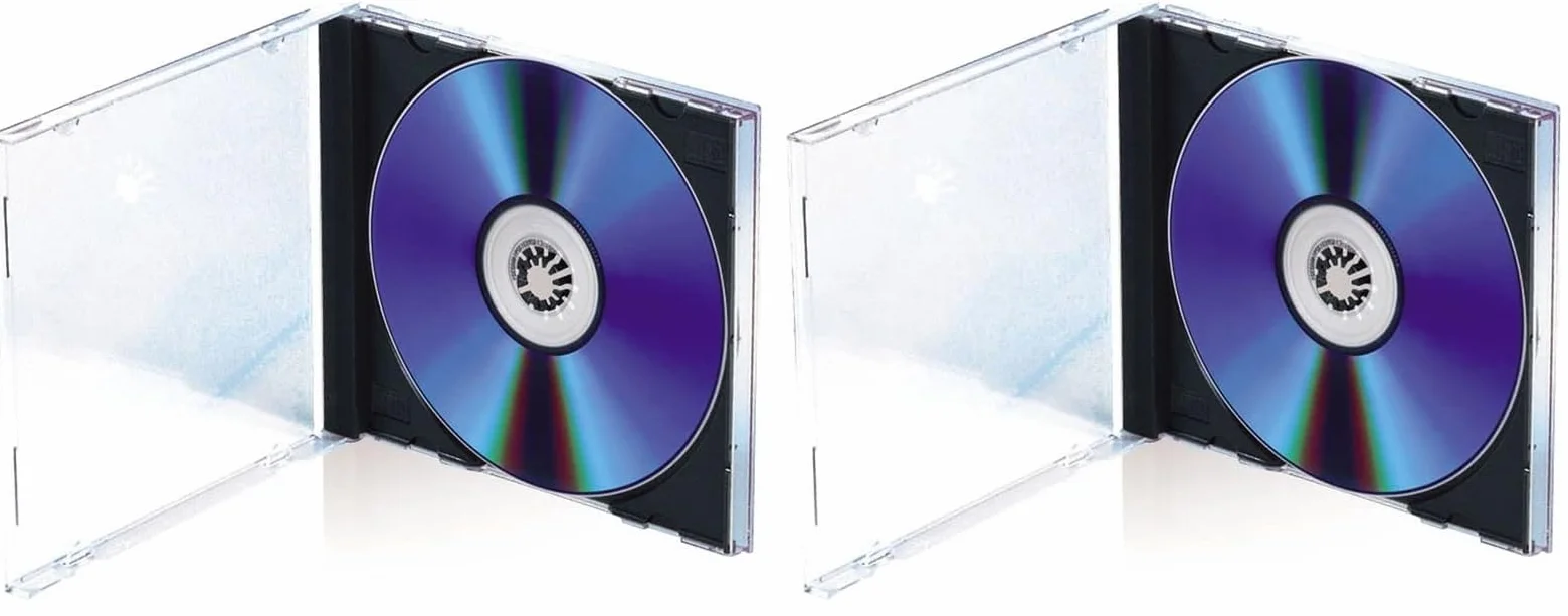 T'nB CDTR05 Custodia CD/Dvd 5 Dischi Trasparente (Confezione da 2)