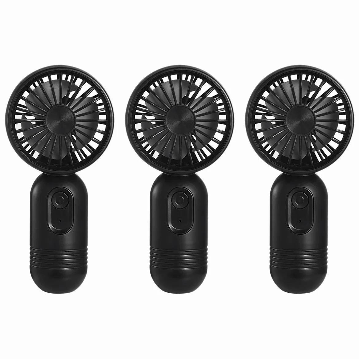 Mini ventilatore portatile Turbo Ventola portatile portatile, ventola personale ricaricabile USB, piccola ventola tascabile a batteria con 3 velocità per viaggi/esterni/casa/ufficio