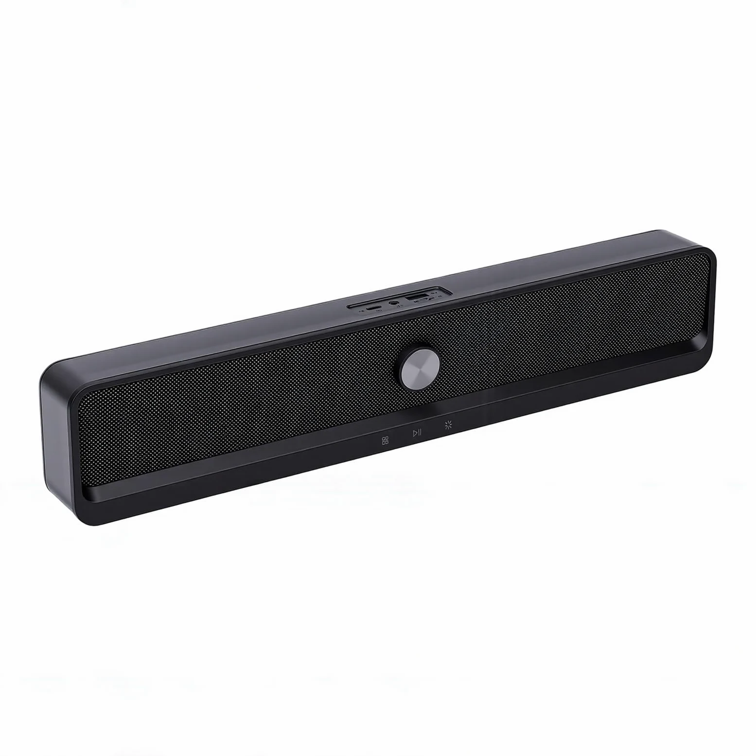 Ejoyous Altoparlante per Computer Altoparlante per PC ABS Bluetooth 6.0 con Luce RGB Alimentato Tramite USB 3,5 Mm AUX 2.0 Canale 16 Pollici per Laptop Desktop Gaming Home Office