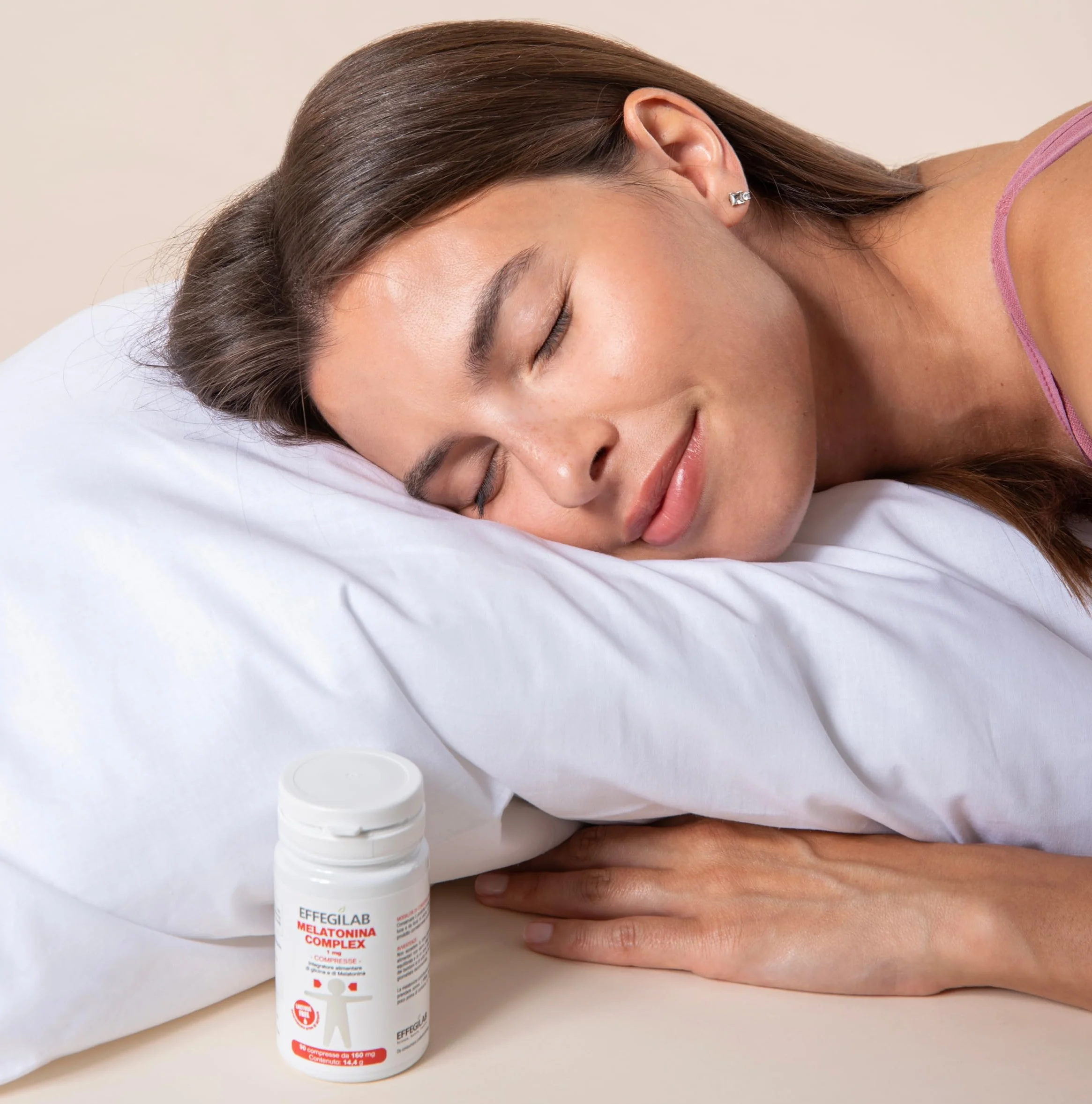 Melatonina 1 mg Complex Effegilab 90 Compresse con Adenosine e Glicina Integratore per Dormire Sonno Naturale