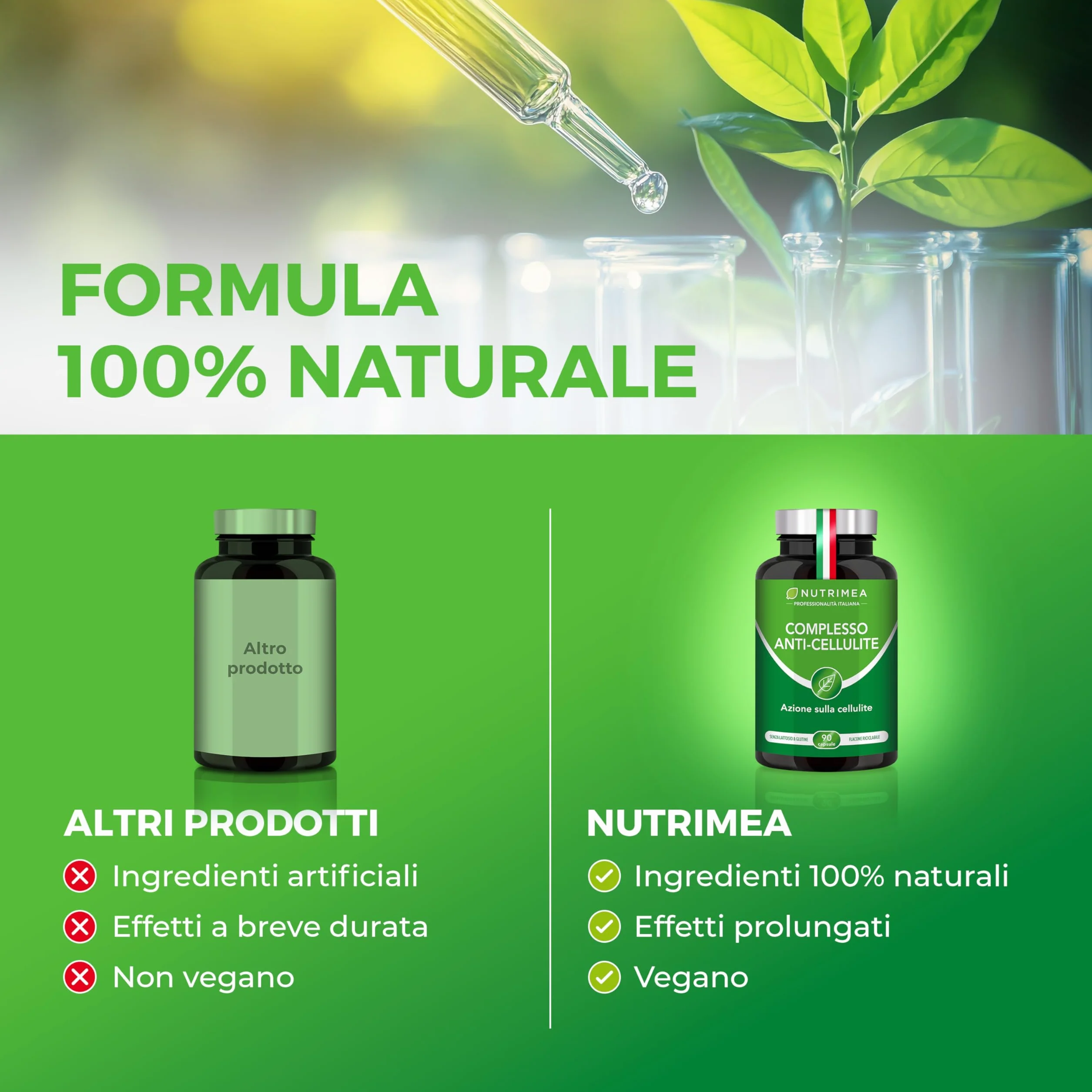 Nutrimea Complesso Anti Cellulite con Sinetrol 90 Capsule Vegan