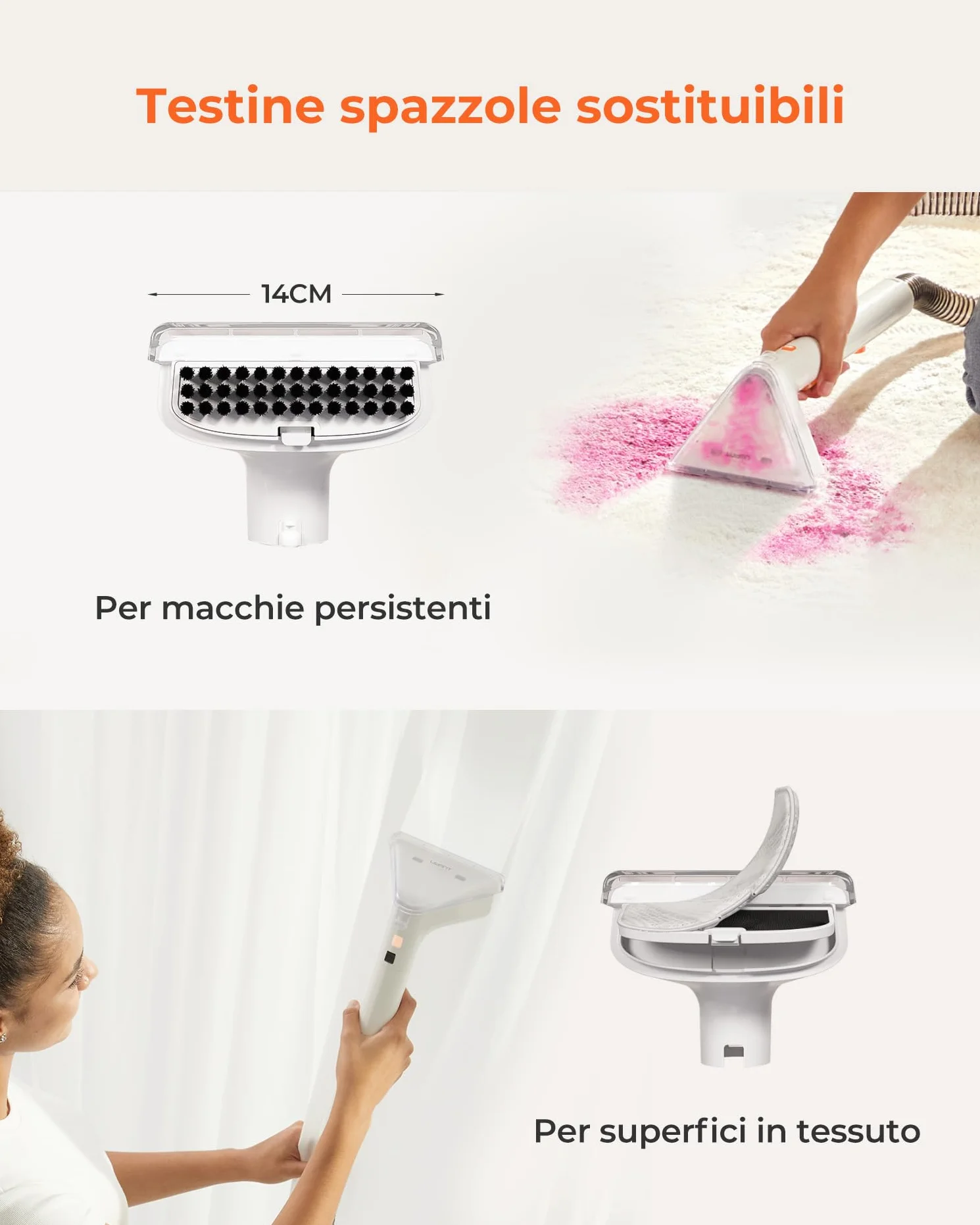 Uwant B200 SE Detergente per mobili 12000 Pa 69 dB
