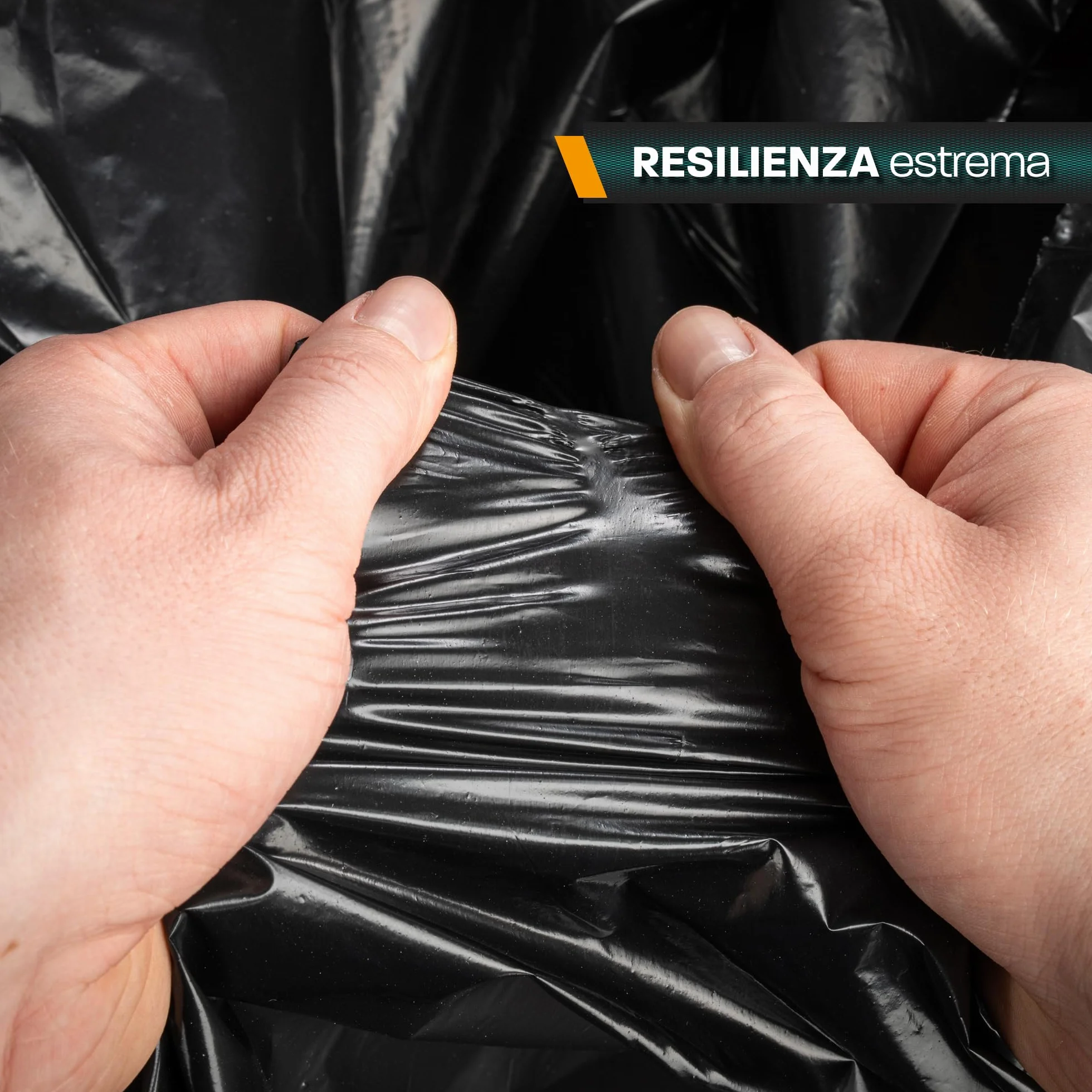 Hinrichs Sacchi Rifiuti 240 L Extra Resistenti 100 x 125 cm LDPE Riciclato 15 Pezzi