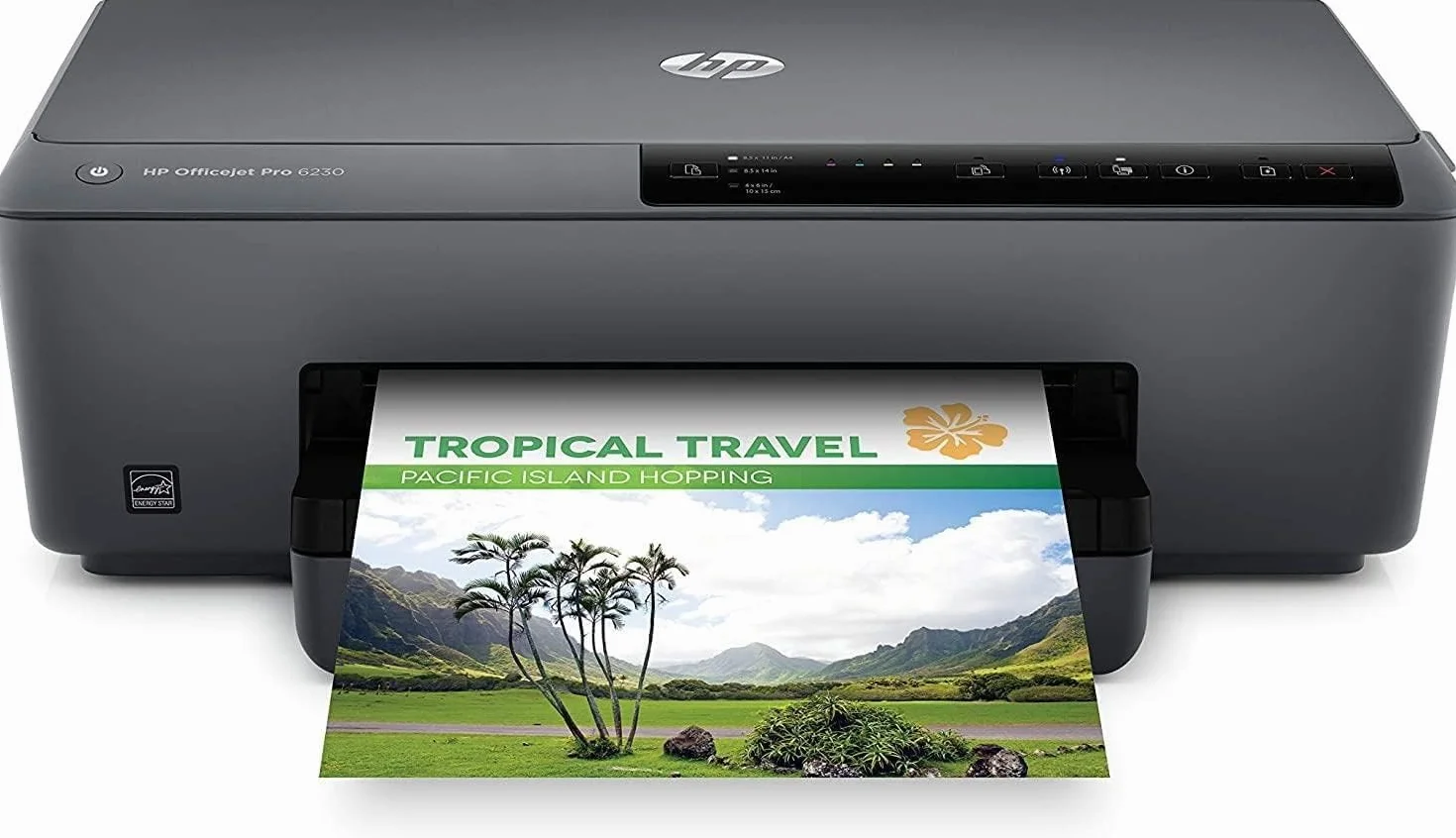 HP Officejet Pro 6230 E3E03A, Stampante a Singola funzione A4 a Getto di Inchiostro, Stampa fronte/retro automatica, 24 ppm, USB, Wi-Fi, Ethernet, Smart, Nero