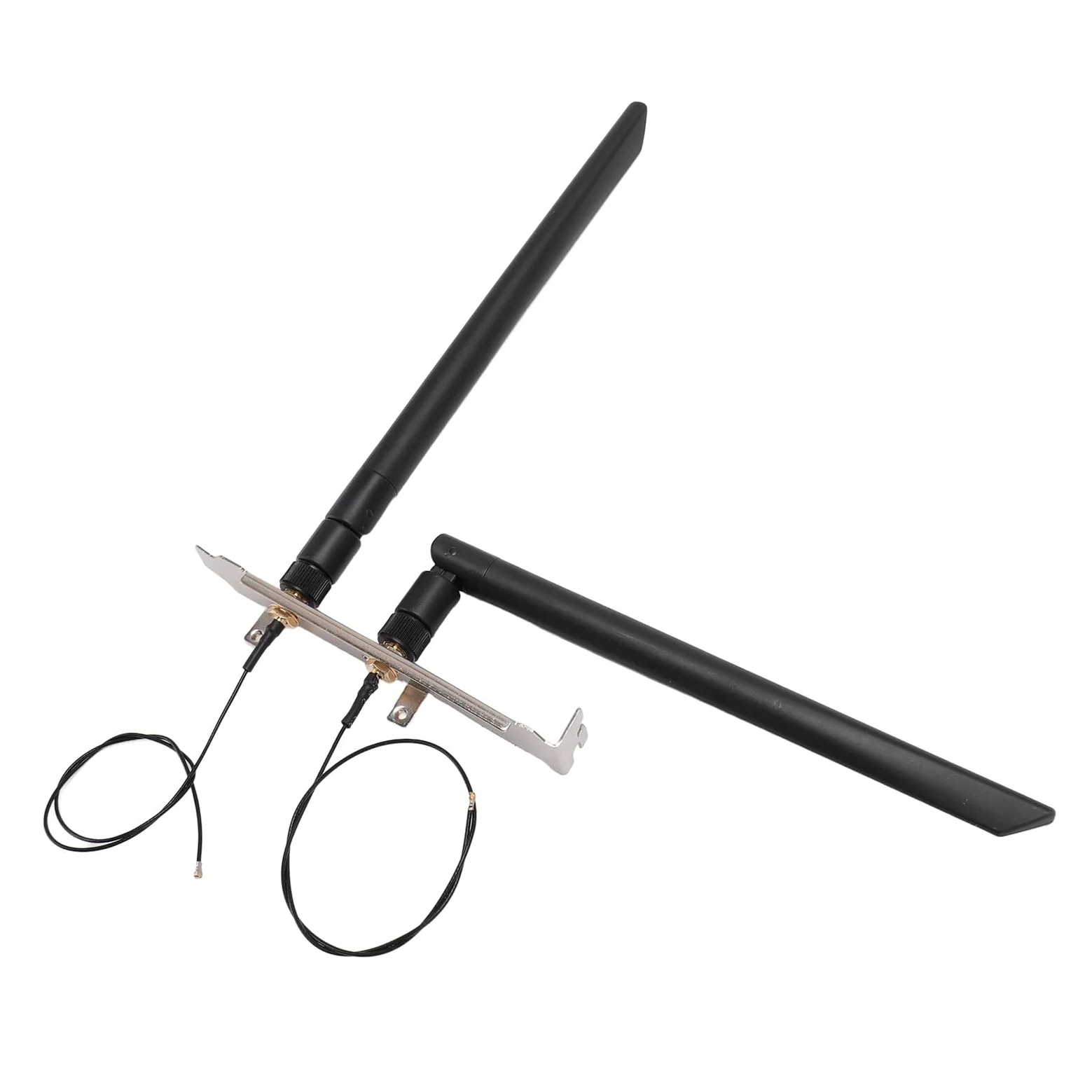 KIMISS Scheda WiFi 7 BE200NGW 2.4G 574Mbps 5G 2400Mbps 6G 5800Mbps MU MIMO Scheda di Rete con 5.4 per 10/11, OS (WiFi 7 con antenna e staffa)