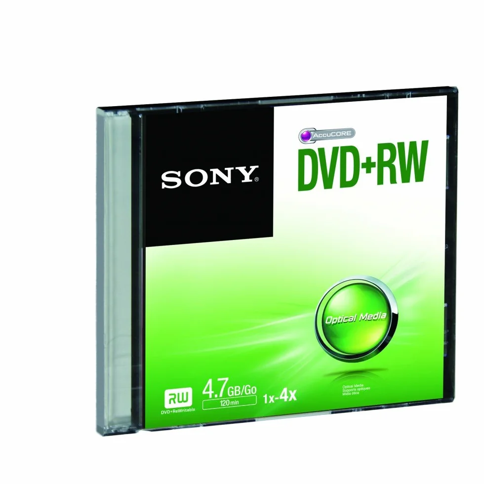 Dvd +Rw4 X 4.7 Gb Slim Case 120Min.