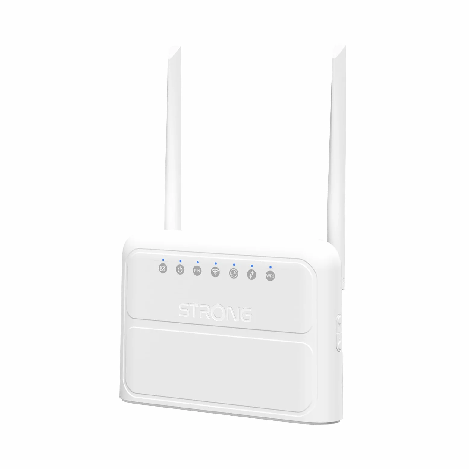 Strong Router 4G WiFi N300 Mbps con SIM, Cat4 LTE, 4 x Porte 100 Mbps | Router 4G Plug & Play con slot Nano SIM, fino a 32 dispositivi, compatibile con oltre 100 operatori, rete sicura, backup WAN
