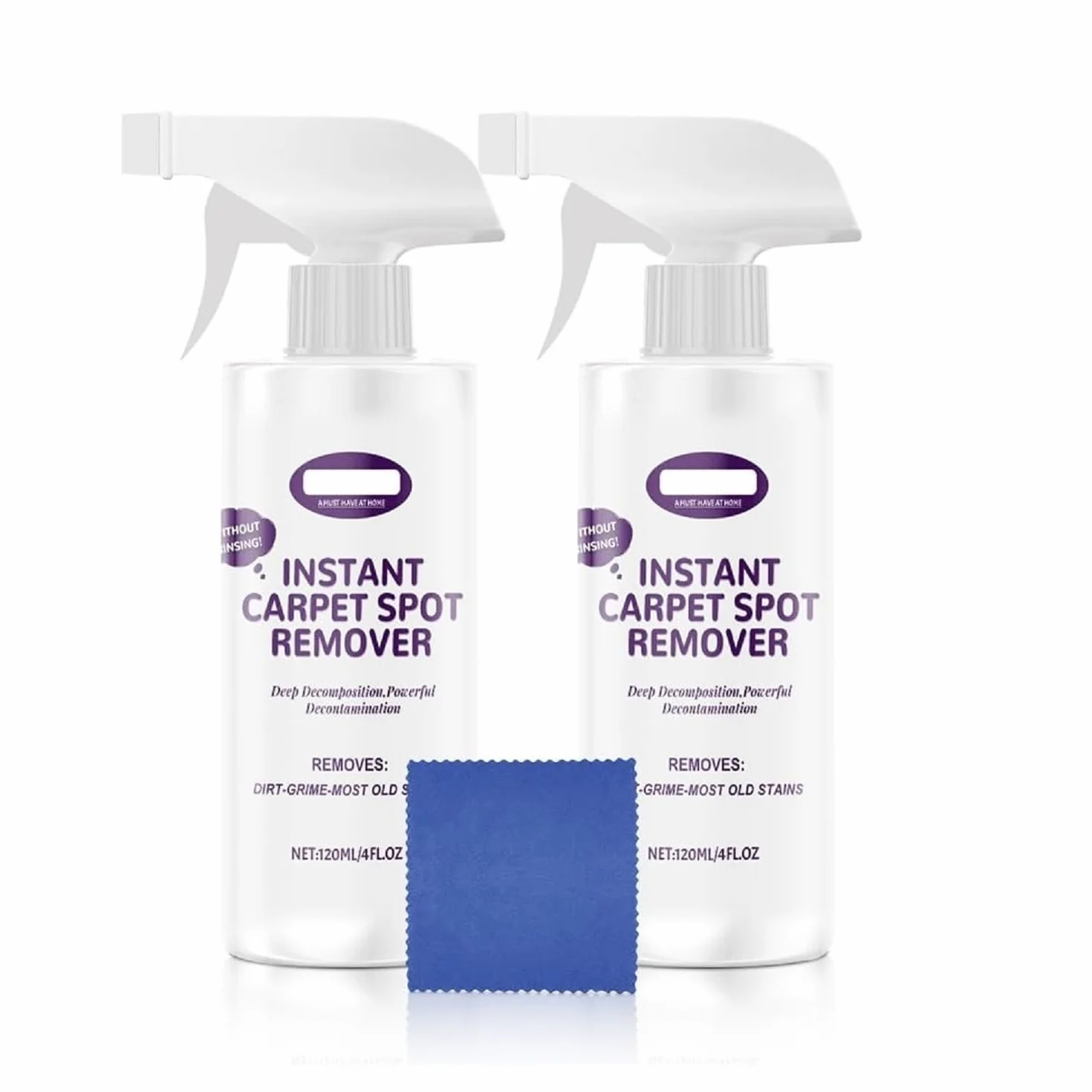 Detergente multiuso per tappeti smacchiatore spray asciugatura rapida (2pcs)