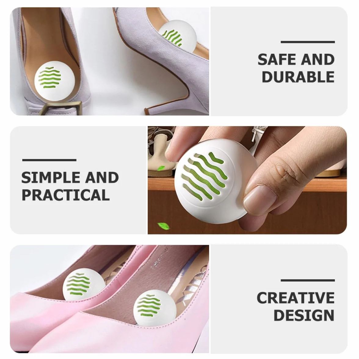 FRCOLOR 24 Palline Deodoranti per Scarpe Profumate Rinfrescanti Eliminare Odori
