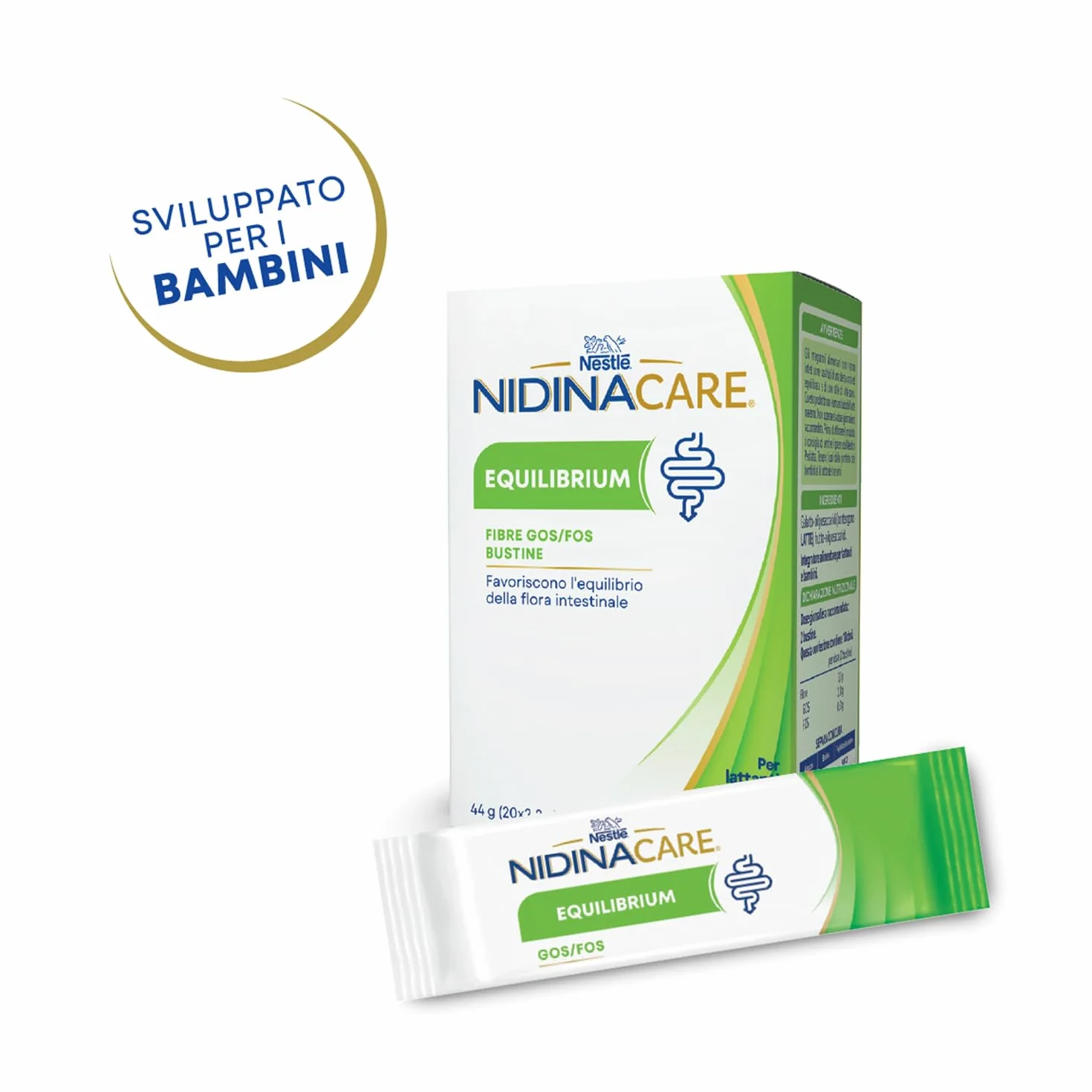 NESTLÉ NIDINACARE FLORA-EQUILIBRIUM integratore alimentare pediatrico 20 bustine 2,2g