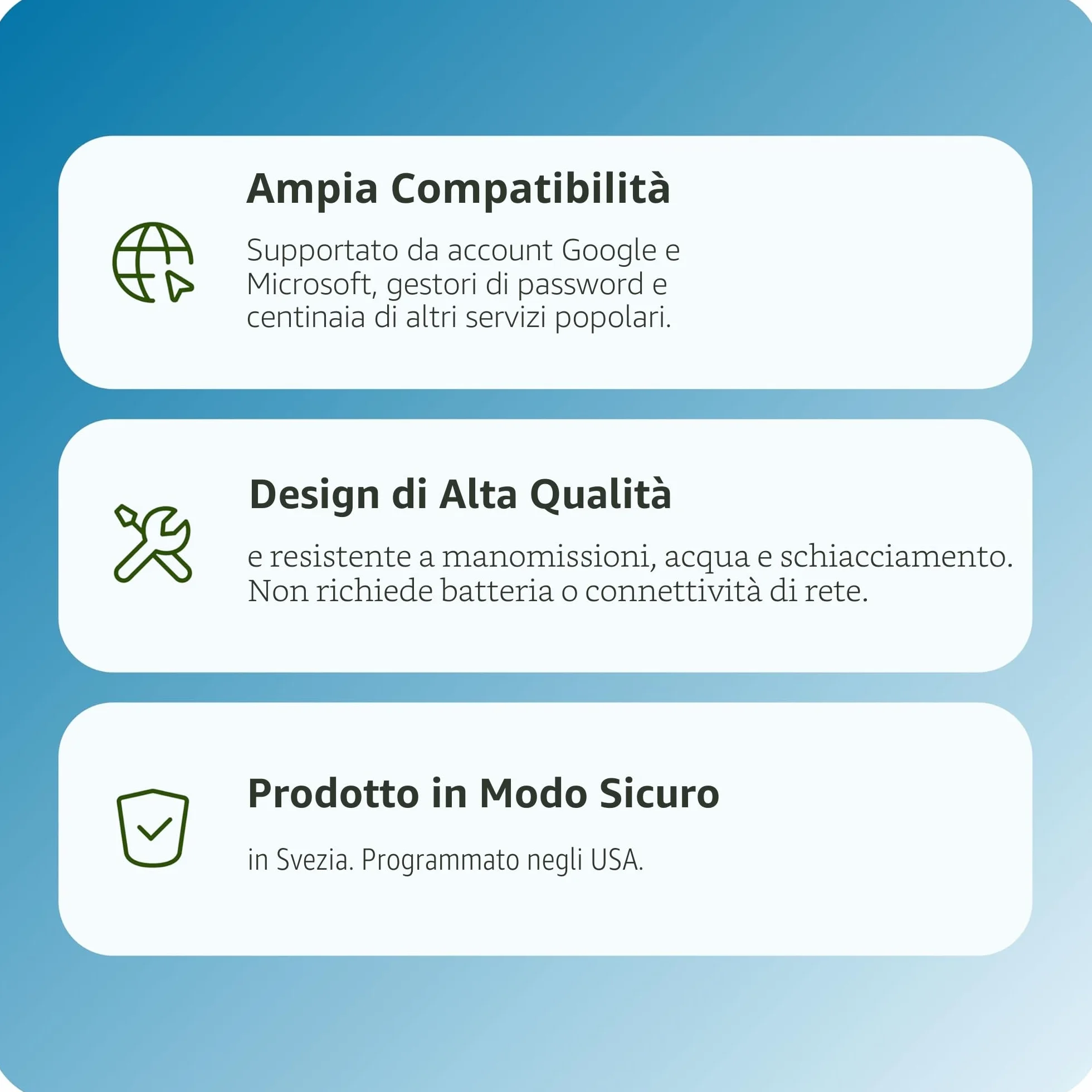 Yubico - Security Key C NFC - Chiave di sicurezza per autenticazione a due fattori nera (2FA), connessione tramite USB-C o NFC, certificazione FIDO U2F/FIDO2
