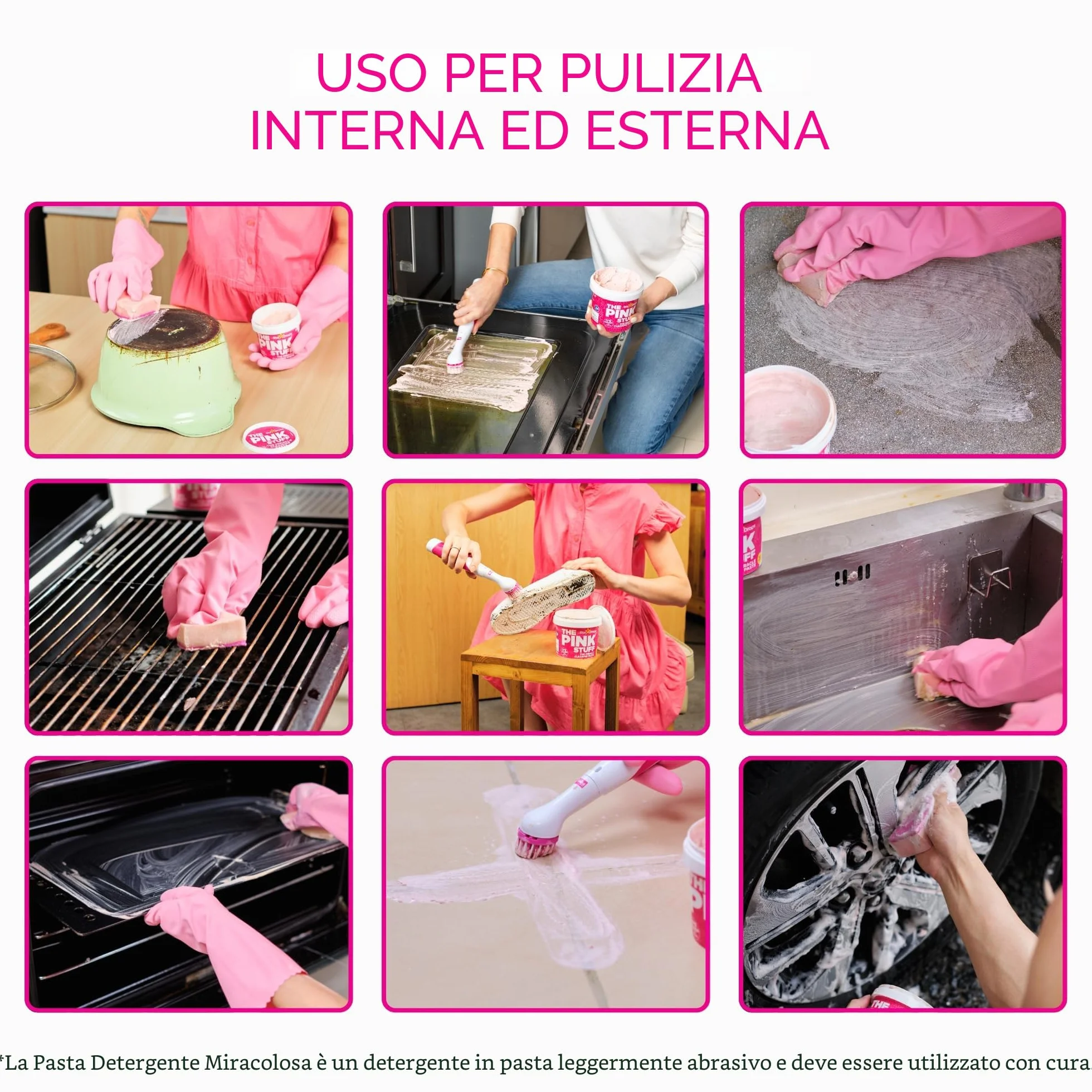 THE PINK STUFF Pasta Detergente Miracolosa 850 G