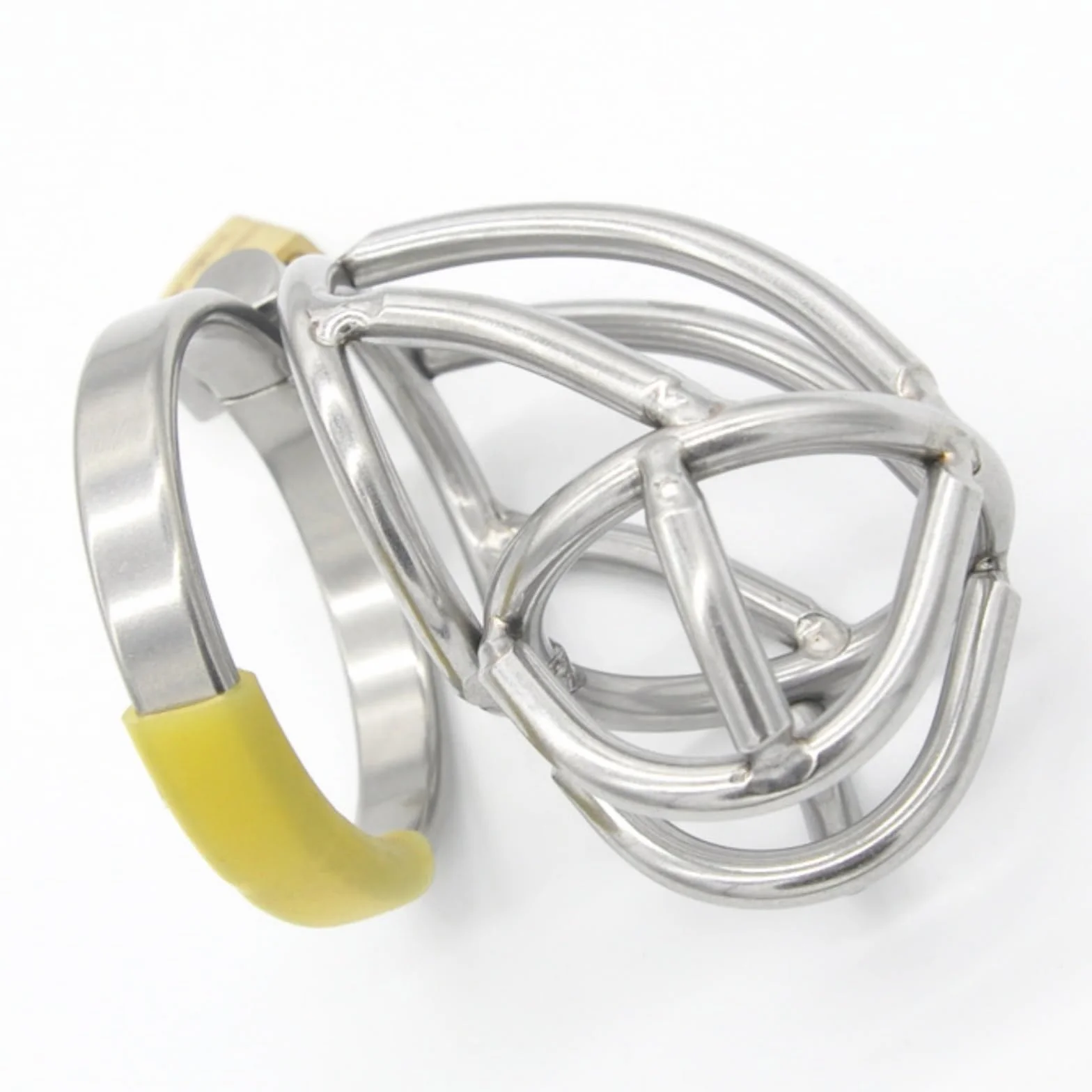 Hdynasty Uomini Metallo Acciaio Inox Scavato Traspirante Bondage Accessori Sportivi 38mm 43mm 48mm 52mm