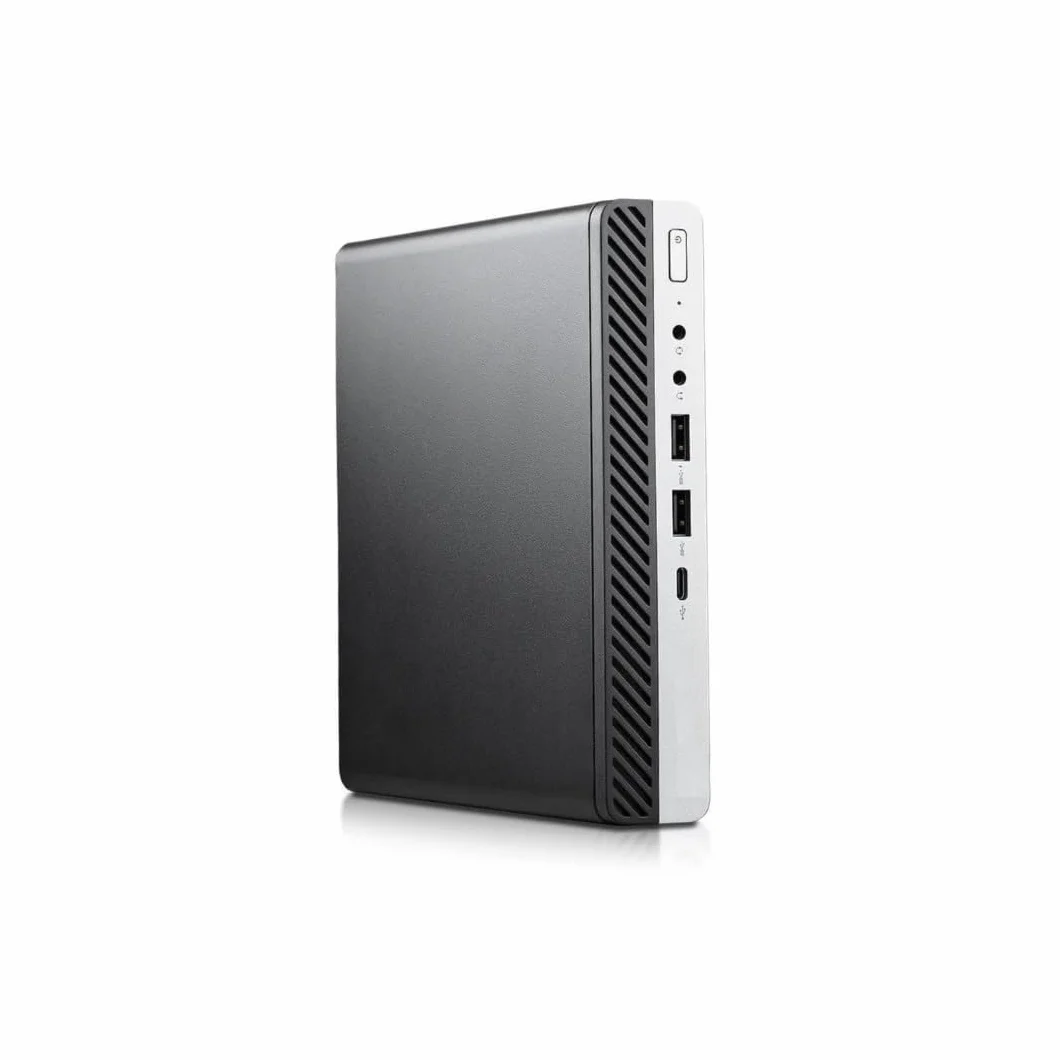 HP EliteDesk Mini PC Ricondizionato Intel Core i5-7400T 8GB RAM 256GB SSD Windows 11 Pro Office 2021