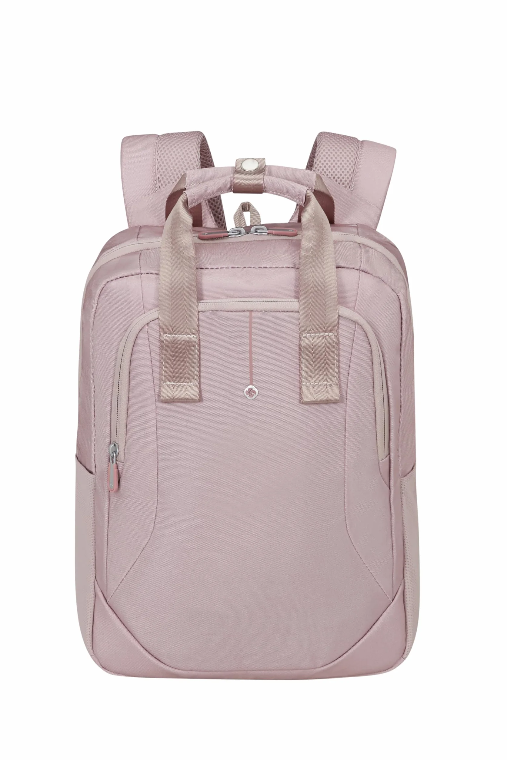 Samsonite Guardit Classy 2.0 - Zaino Porta PC Donna con Manici 14.1" (38.5 cm) - Zaino Business & Scuola con Portabottiglie, Ergonomico - 17 L - Grigio (Stone Grey)
