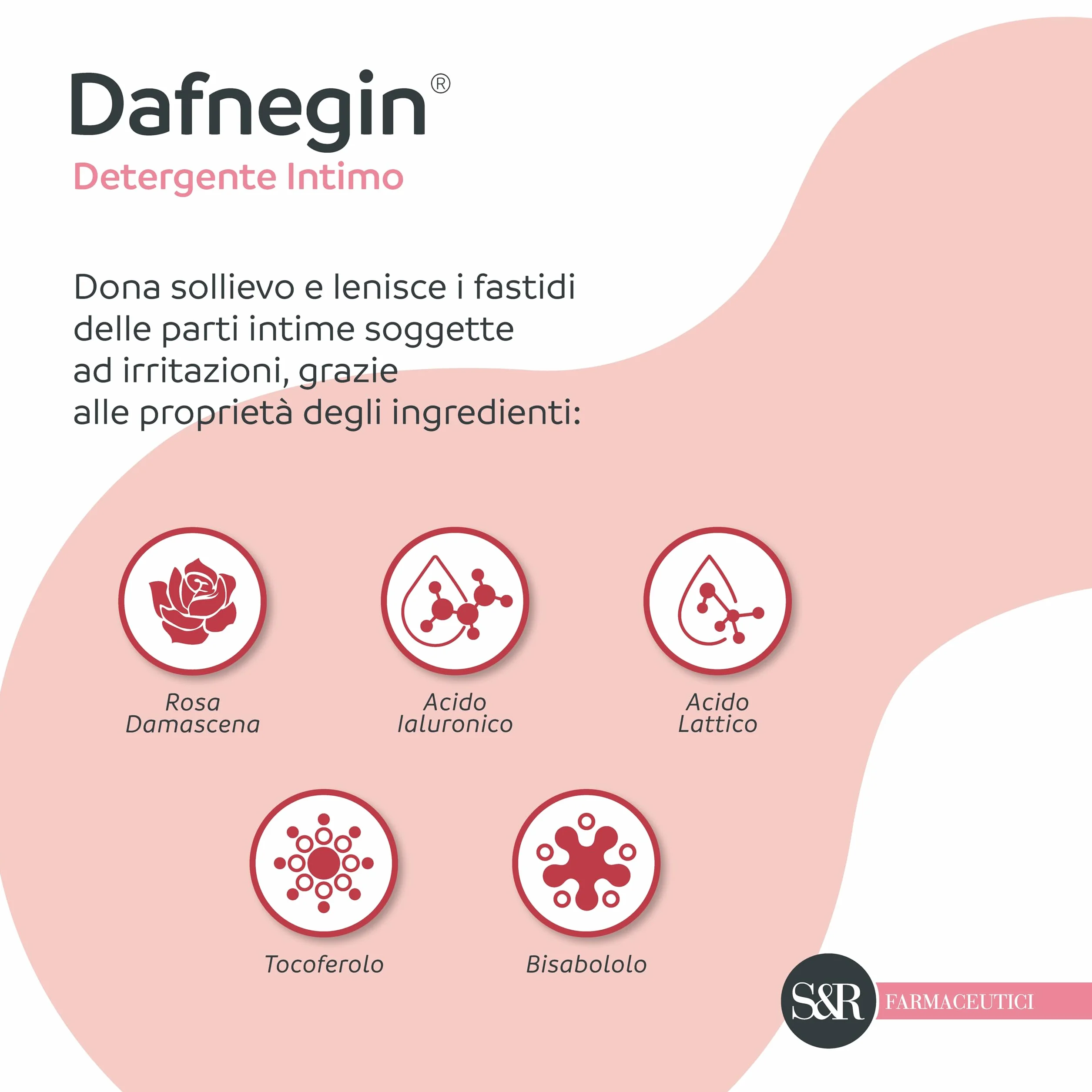 S&R Farmaceutici Dafnegin Detergente Intimo Lenitivo Protettivo Antimicrobico Naturale 200 ml