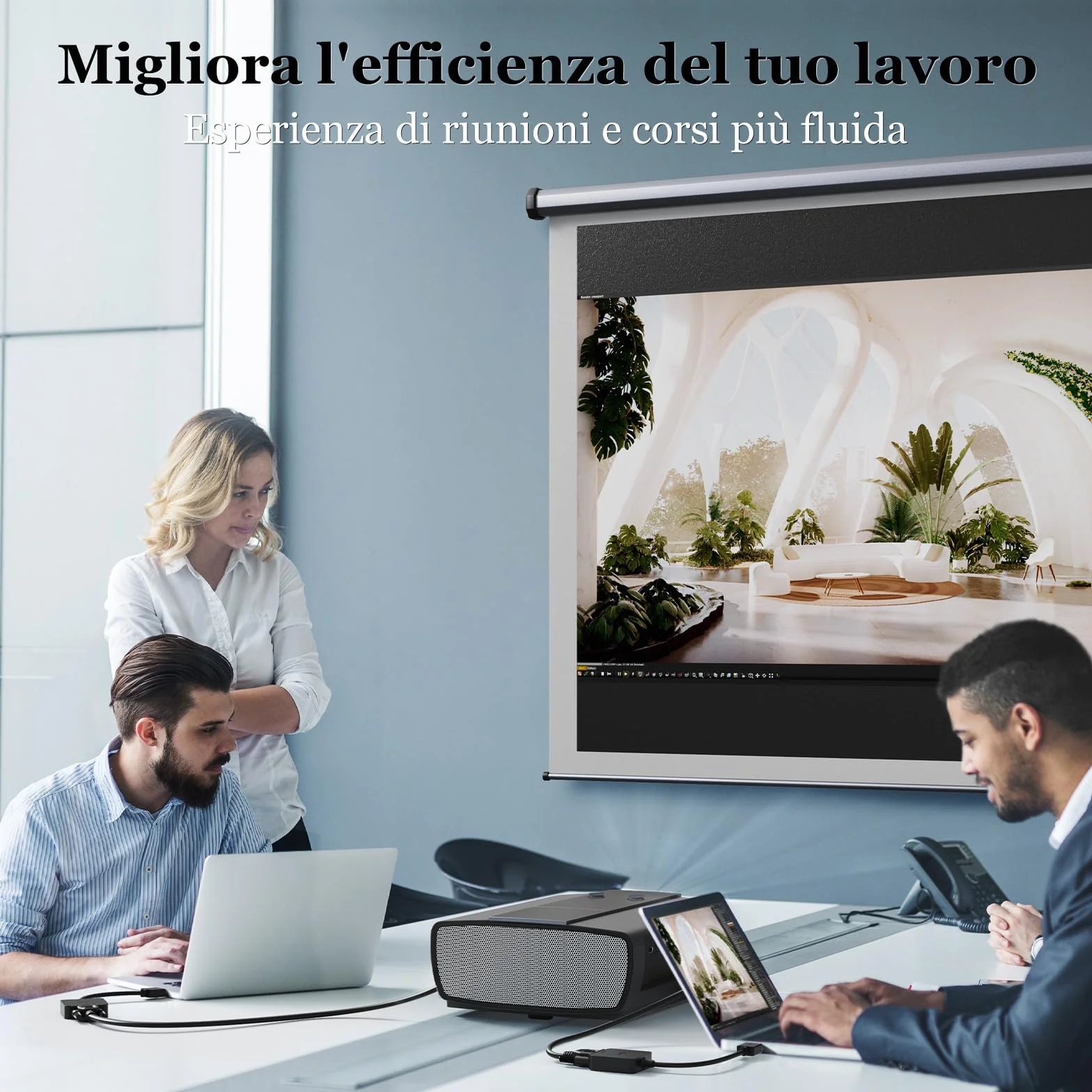 ICZI Adattatore VGA HDMI 1080p 60hz Full HD Convertitore HDMI Maschio a VGA Femmina per Computer Portatili, Chromebook, Raspberry Pi, Proiettore, Monitor - 2 Confezioni