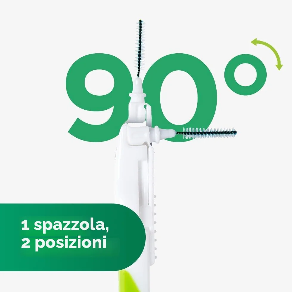 GUM BI-DIRECTION Scovolini interdentali a doppia posizione 1.2mm ISO 3 Taglia M Confezione 3x6