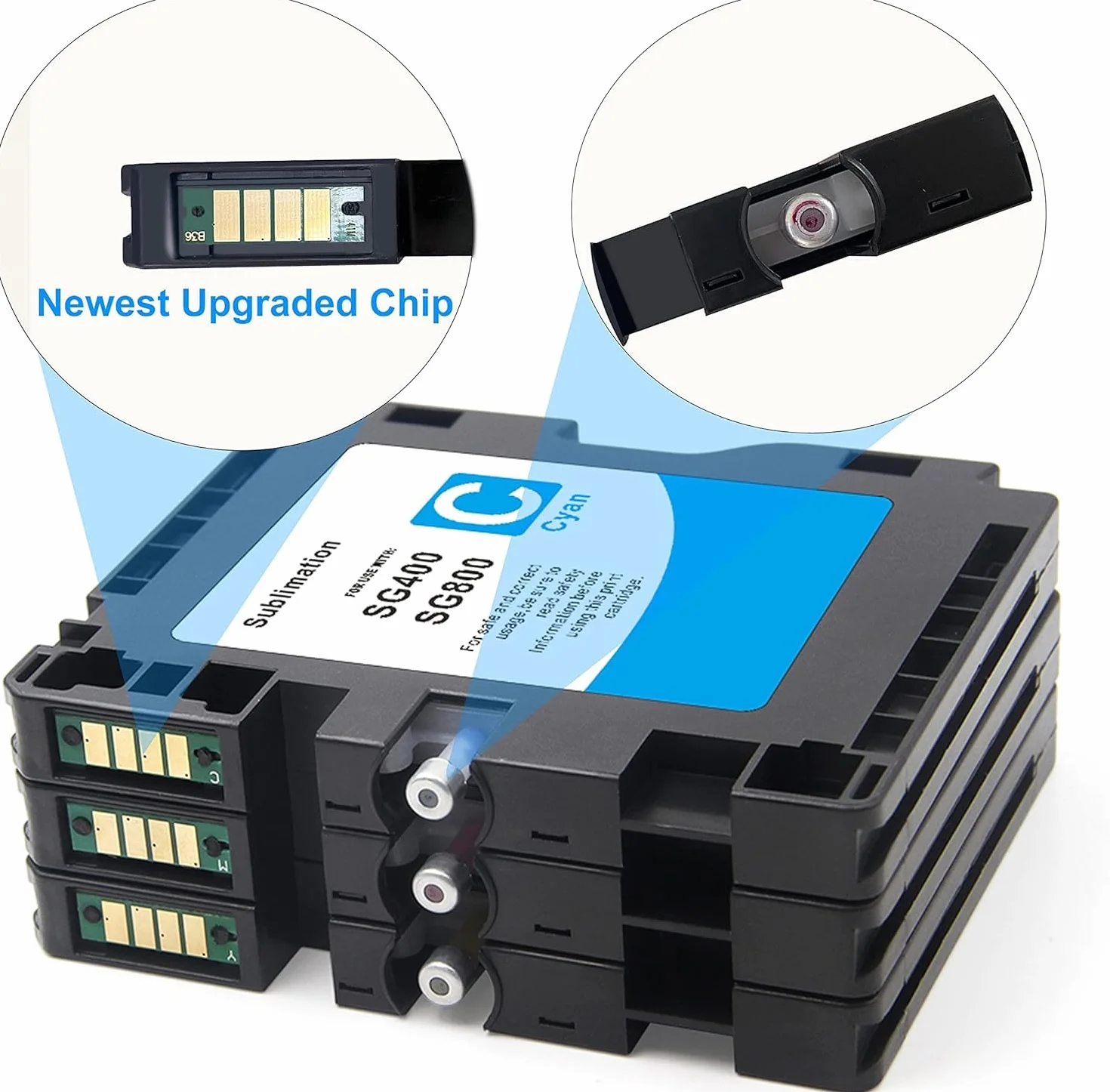 Aomya SG400 SG800 - Cartuccia di inchiostro a sublimazione a trasferimento di calore, compatibile per Ricoh SG3100 3100SNW 3110DN 3110DNW 3110SFNW