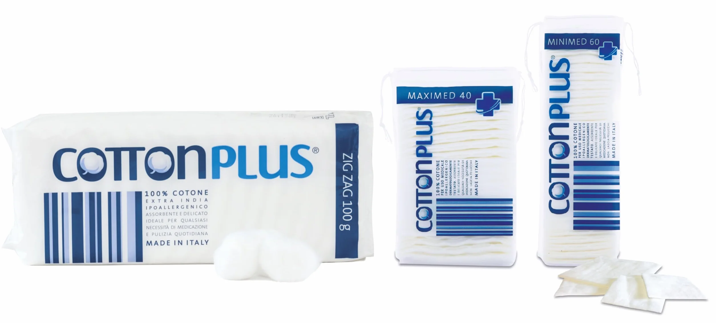 LINEA MEDICALE Cotton Plus ZIG ZAG 250g 100% Puro Cotone Idrofilo Cardato Uso Medicale