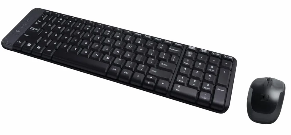 Logitech MK220 compatta tastiera e mouse wireless COMBO - US INT'L QWERTY