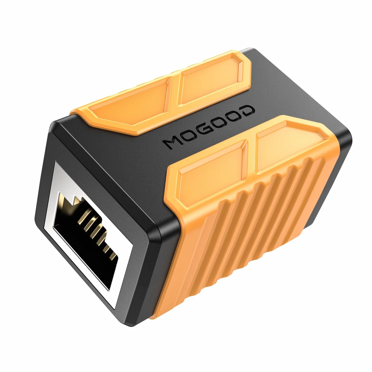 MOGOOD Accoppiatore RJ45 1 Pezzi, Accoppiatore Internet 10Gbps, Adattatore di Estensione del Cavo Ethernet, Connettore Ethernet da Femmina a Femmina Compatibile con Cat7, Cat6, Cat5e, Cat5