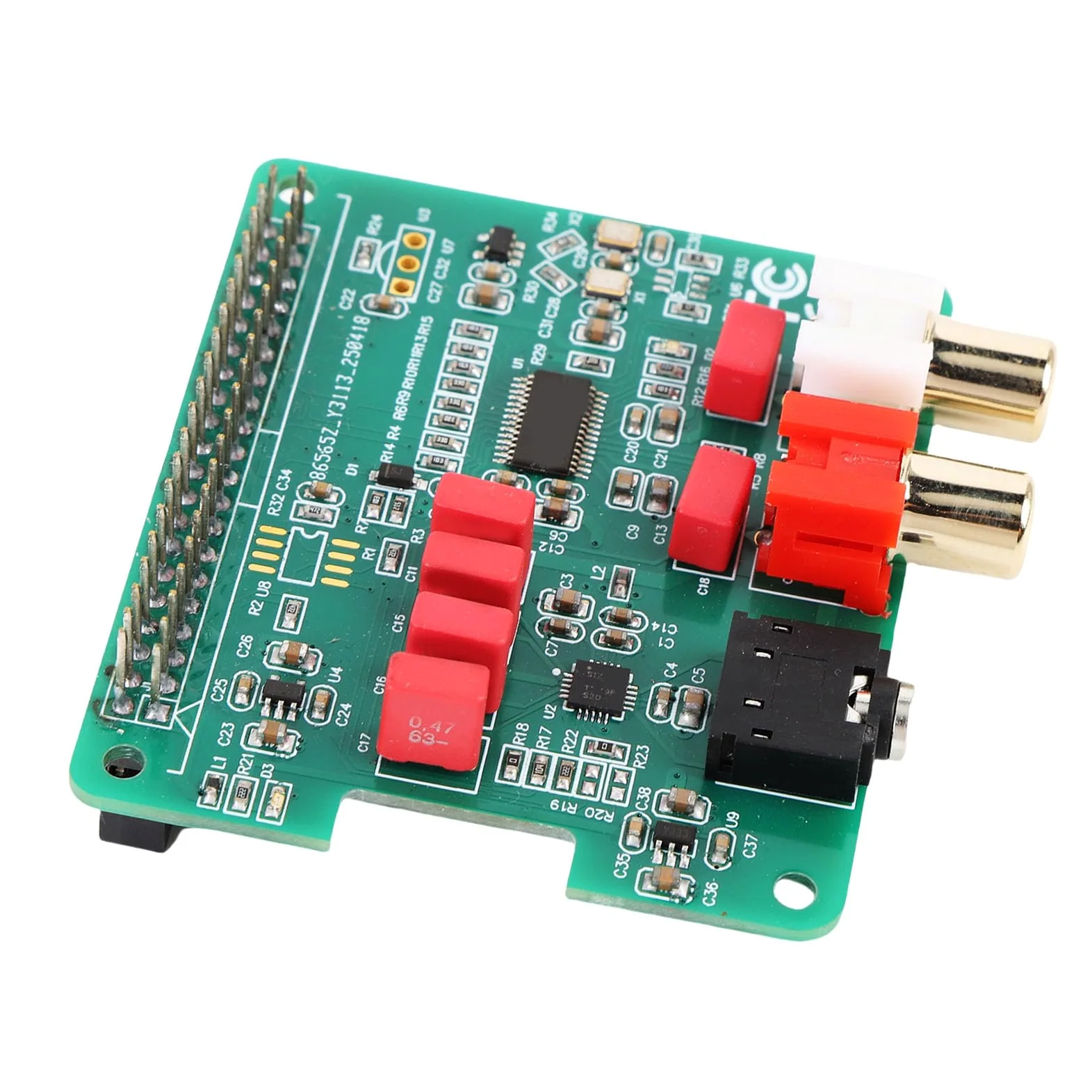 Bewinner Cappello DAC HiFi Scheda di Riproduzione Musicale HiFi Pi 4 384KHz 32Bit per Audiofili e Appassionati di Fai da Te