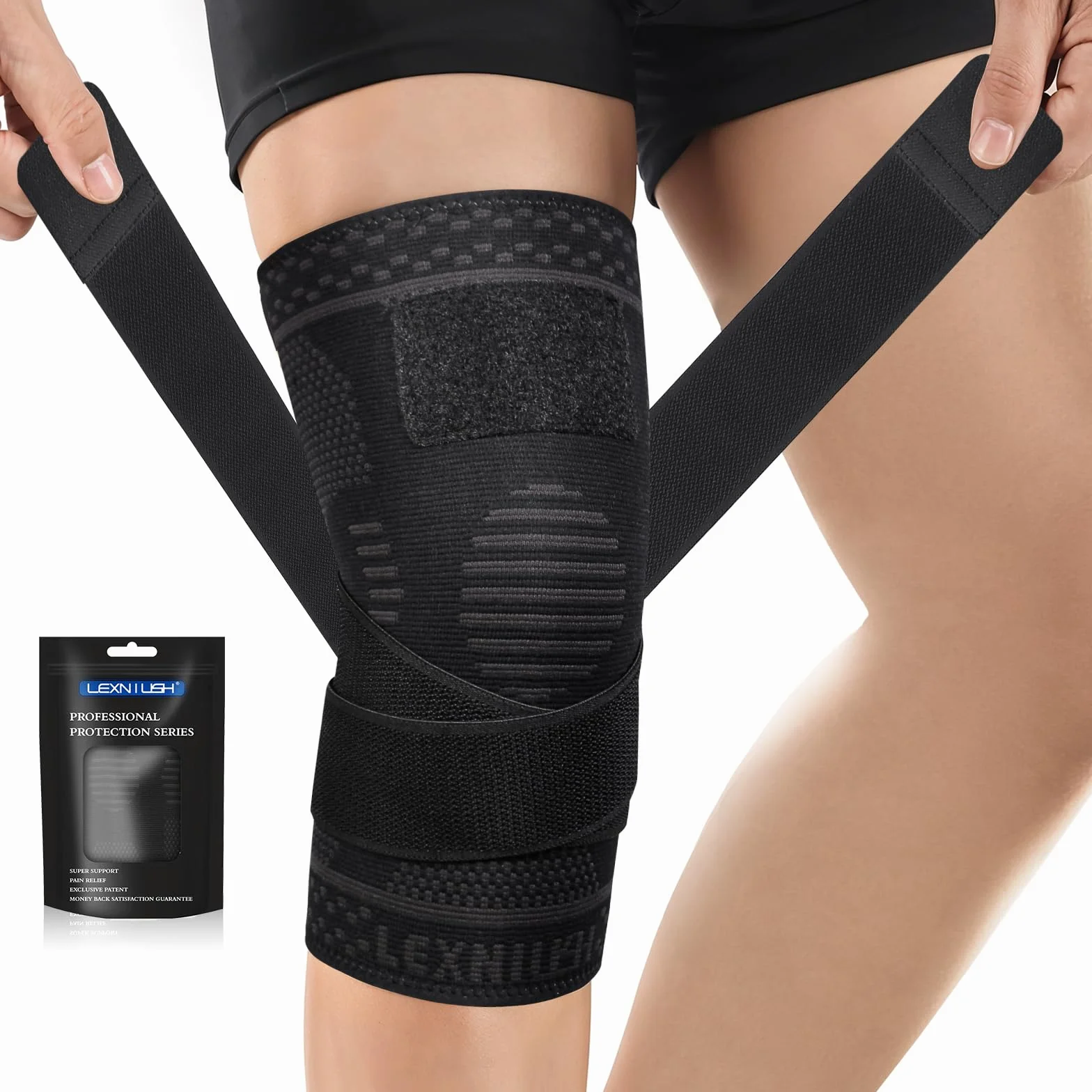 Ginocchiera Ortopedica a Compressione per Uomo e Donna, Tutore Ginocchio per Artrosi e Menisco, Palestra Corsa
