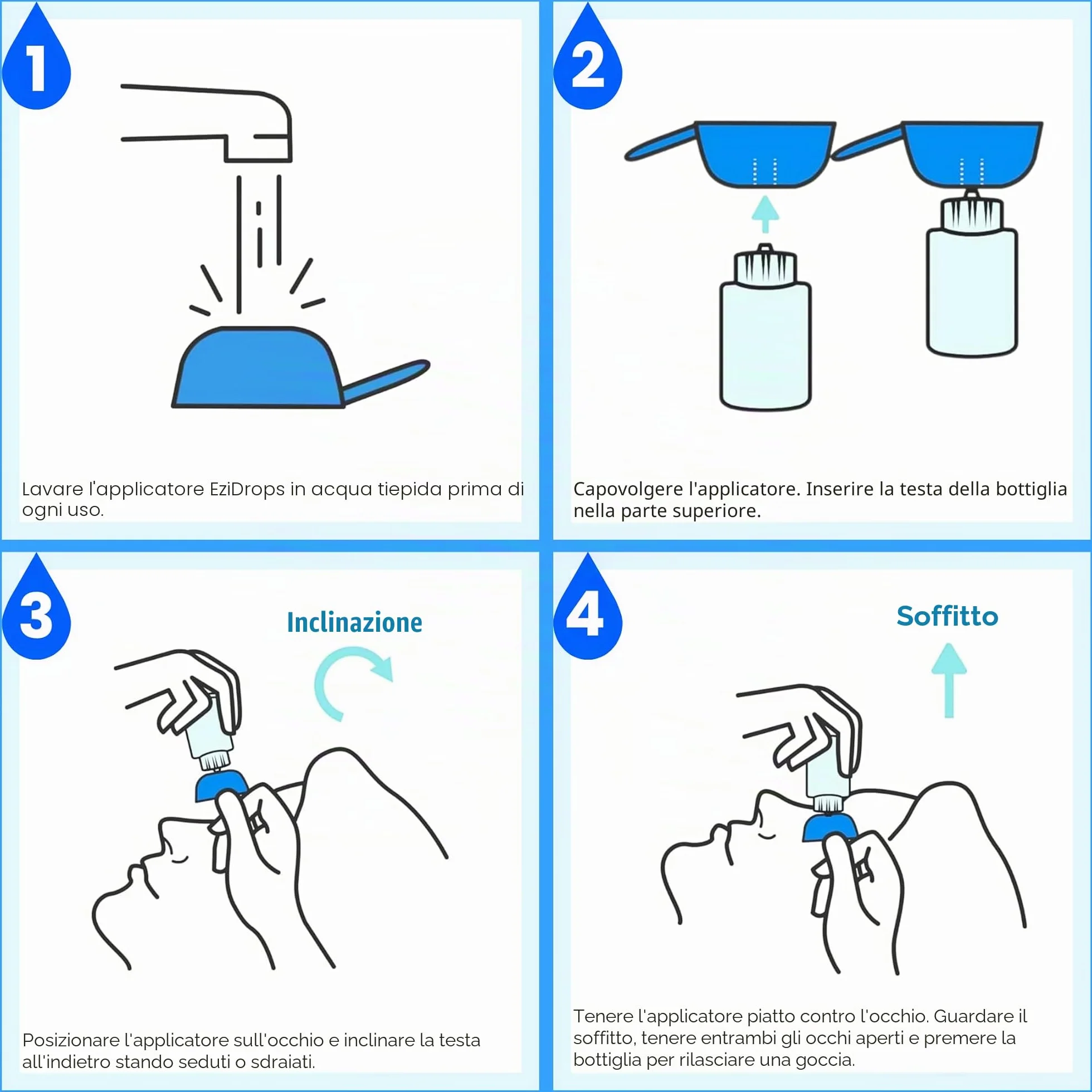 Applicatore per collirio
