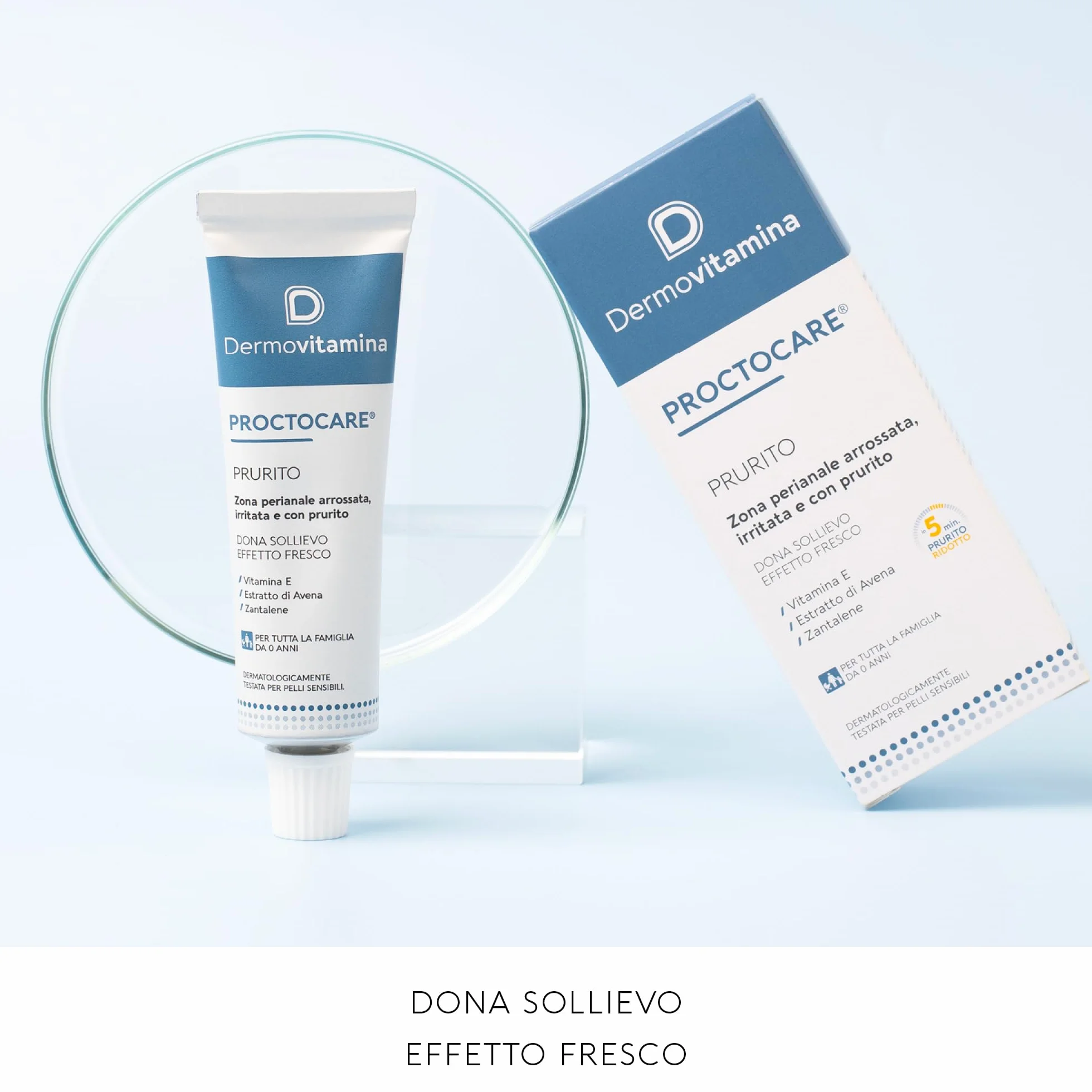 Dermovitamina Proctocare Prurito Anale Crema Lenitiva per Prurito e Irritazioni 30ml