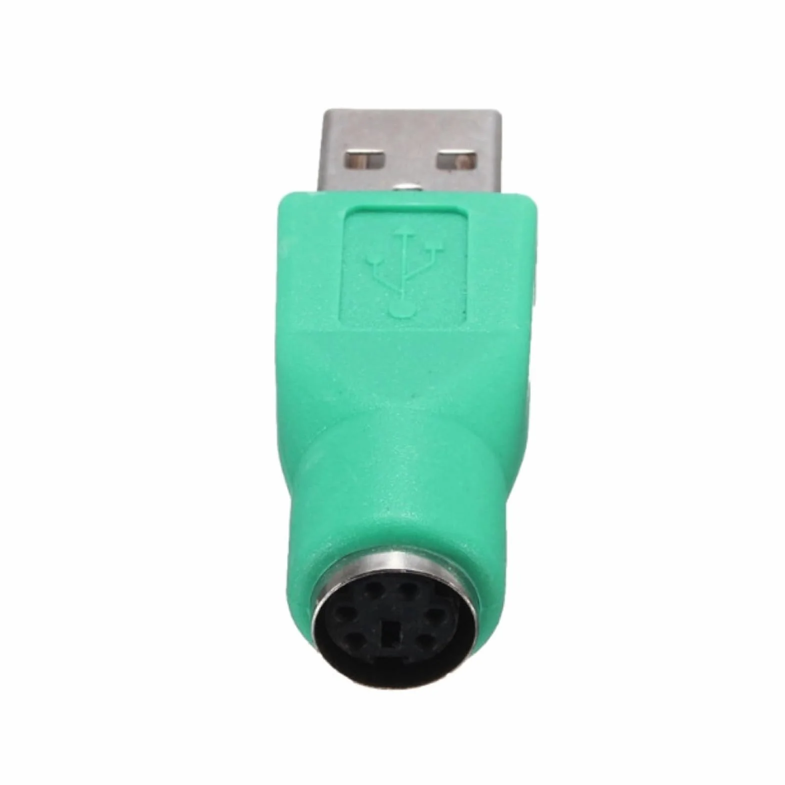 Adattatore verde freddo USB maschio a PS2 femmina adattatore convertitore per tastiera mouse