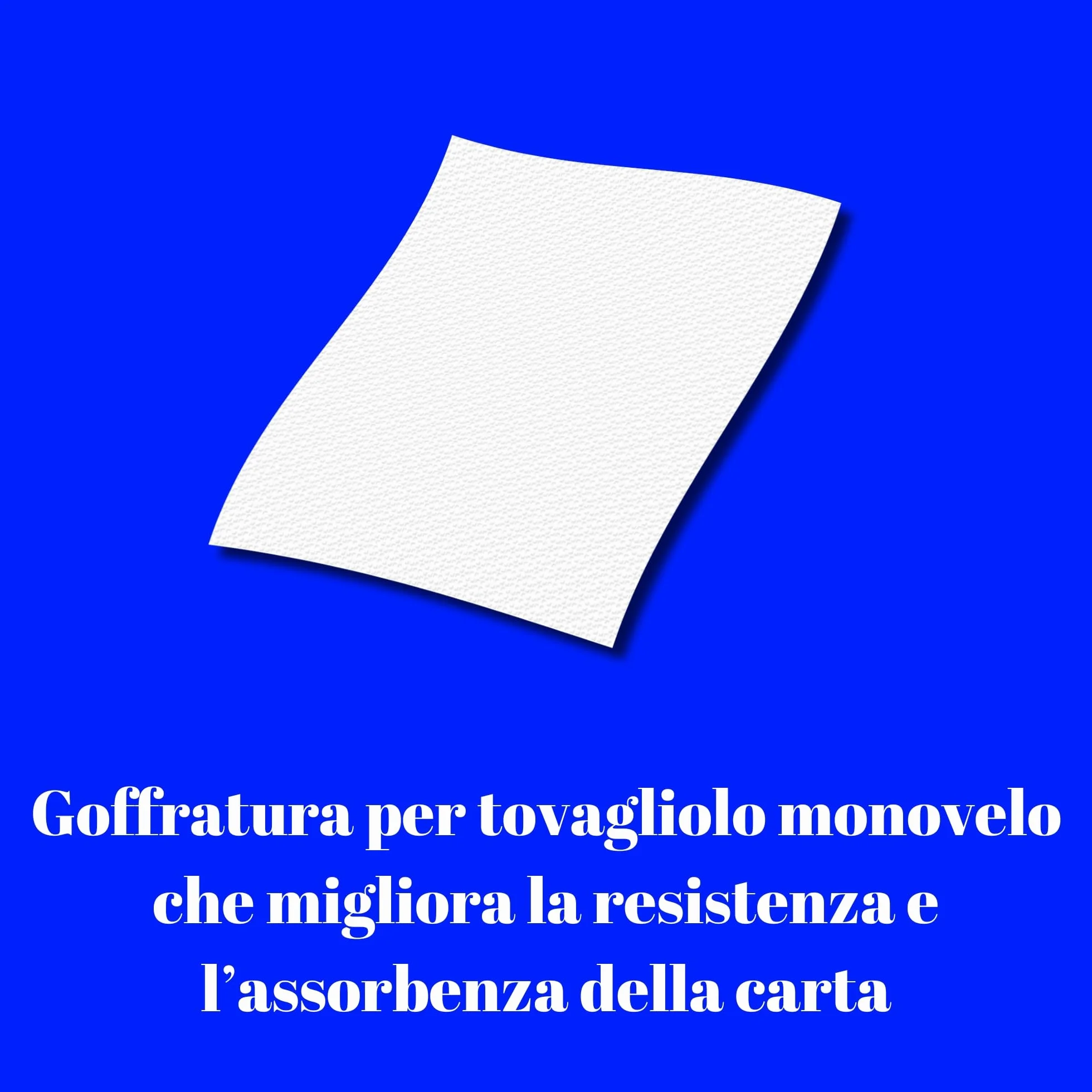 Tovaglioli di Carta Monovelo Bianchi 33x33 1500 Pezzi Made in Italy