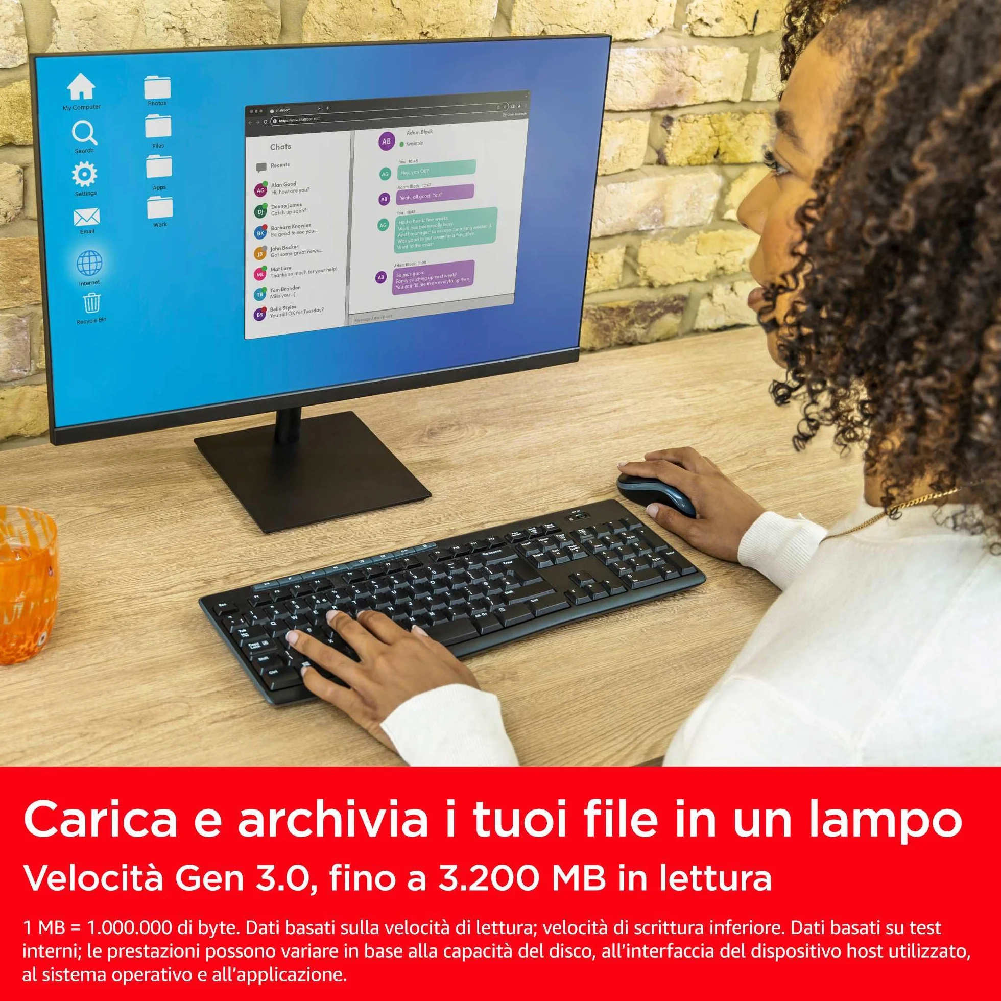 SanDisk SSD Plus 250GB, M.2 2280 PCIe Gen3 NVMe SSD, con velocità di lettura fino a 2400 MB/s