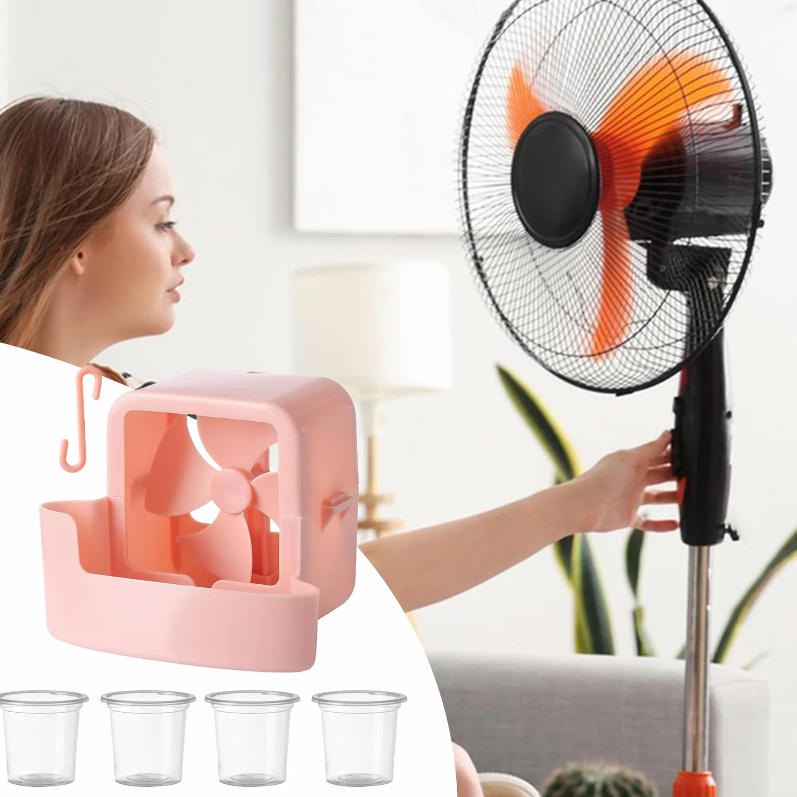 Adattatore di raffreddamento della della ventola, 2025 Nuovo dispositivo di raffreddamento della ventola, Ventilatori da pavimento, Raffreddatore della scatola di ghiaccio