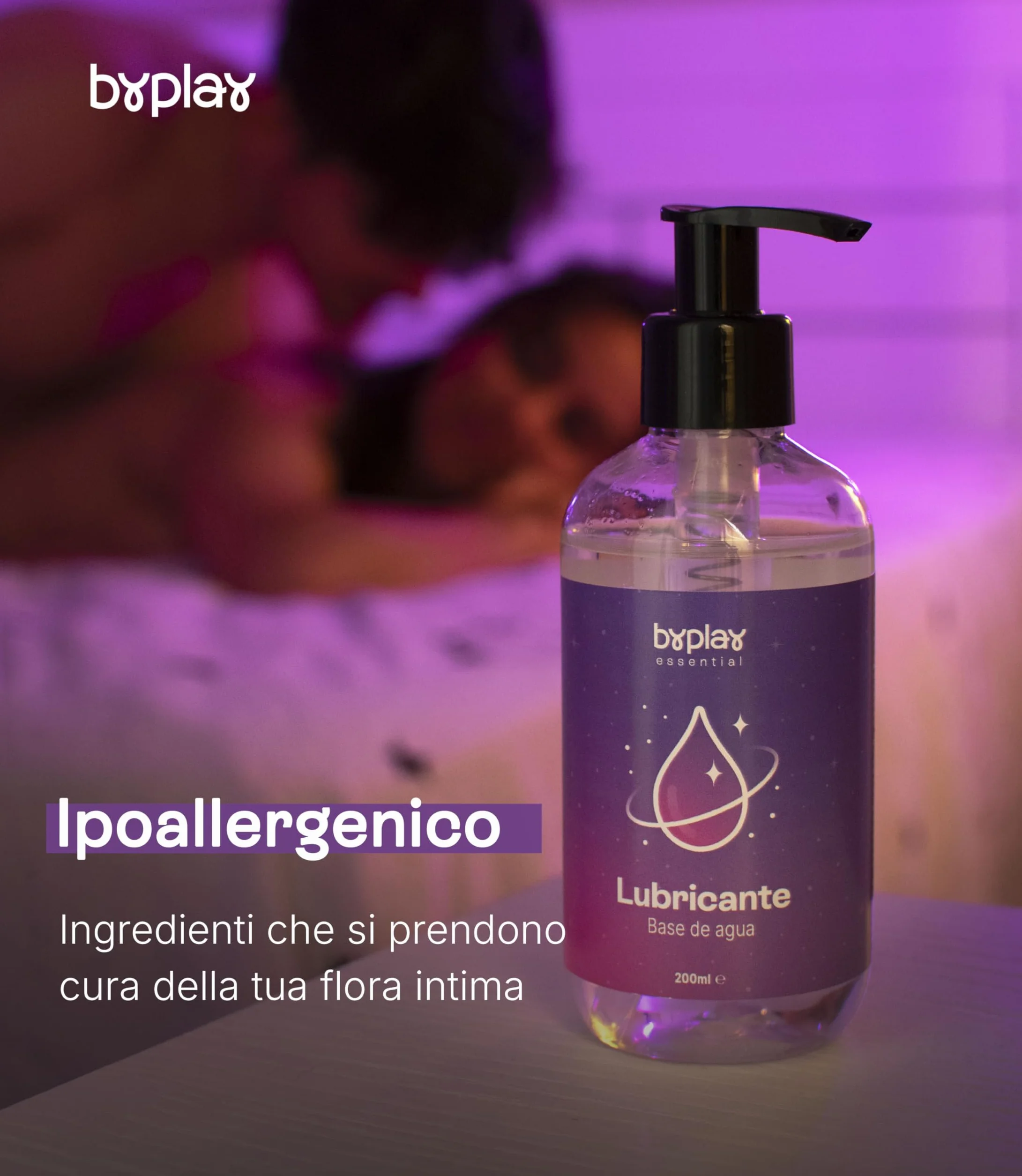 Lubrificante Sessuale Intimo All’Acqua Gel 200ml Ipoallergenico Senza Parabeni e Silicone