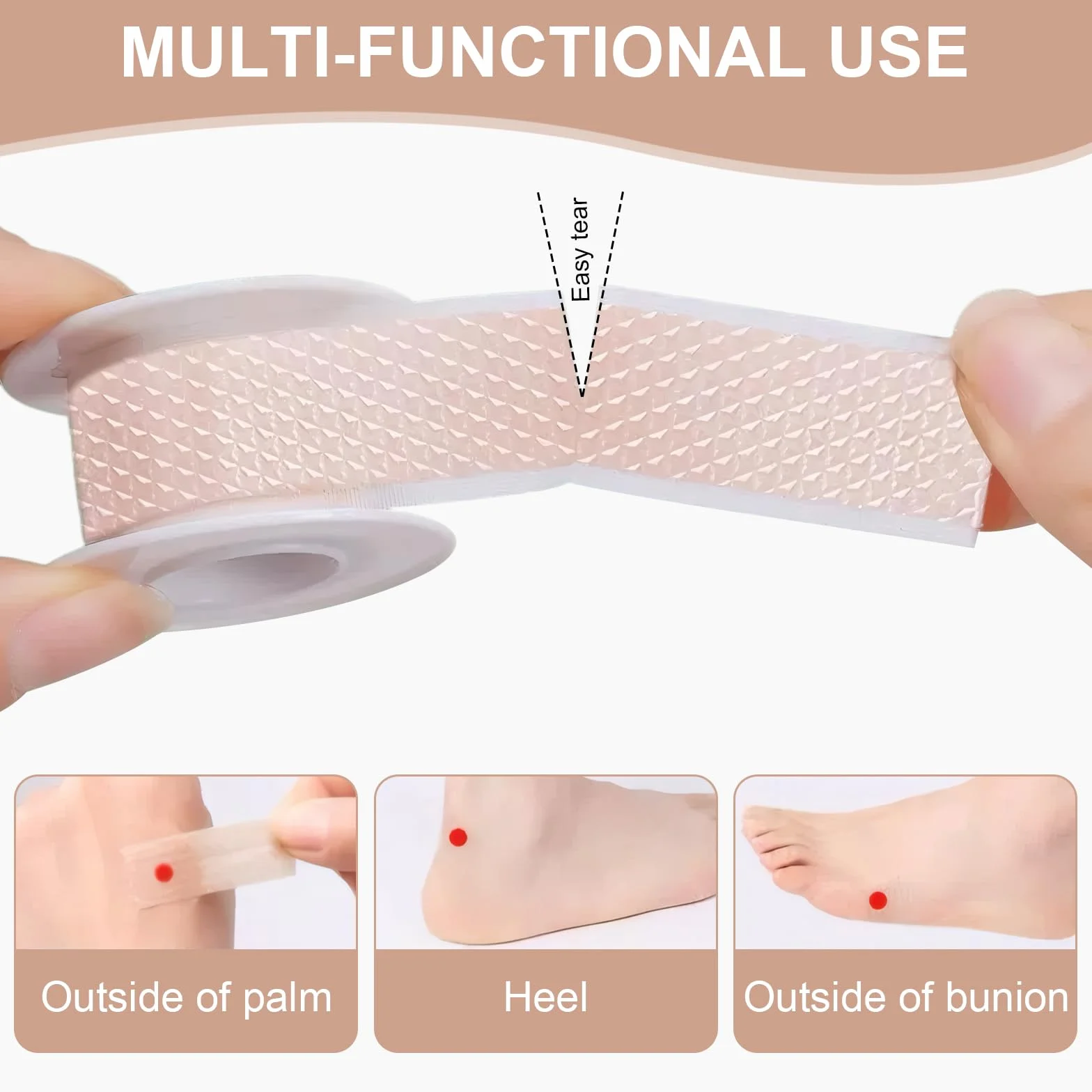 Cerotti Vesciche Fogli di Silicone Bende Adesive Gel Idrocolloidi Resistenti All'Usura per Talloni Piedi Dita