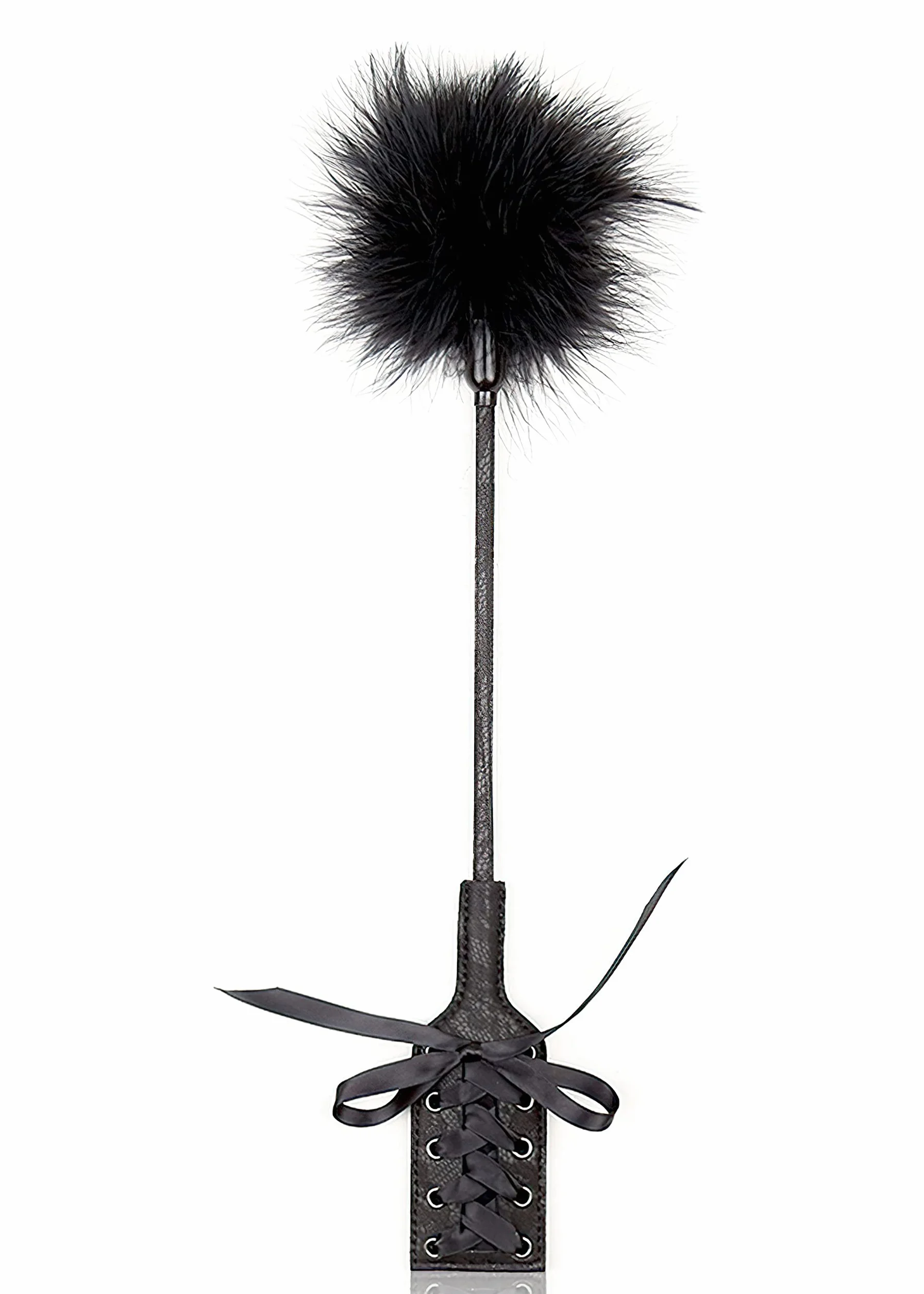 Black French Feather Tickler Crop