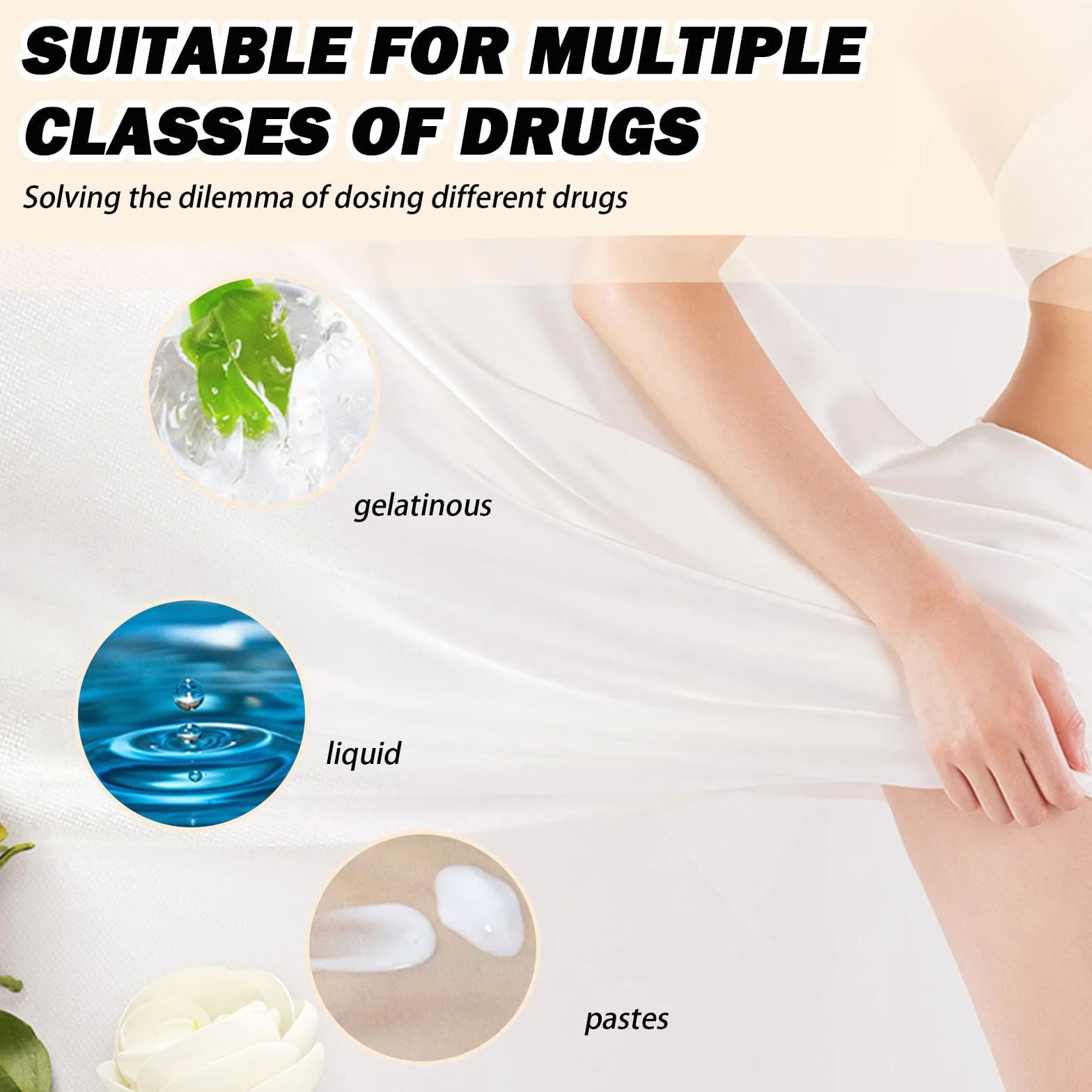 Applicatori Vaginali Usa e Getta 16 Pezzi, Applicatore Lubrificante per Salute Donne