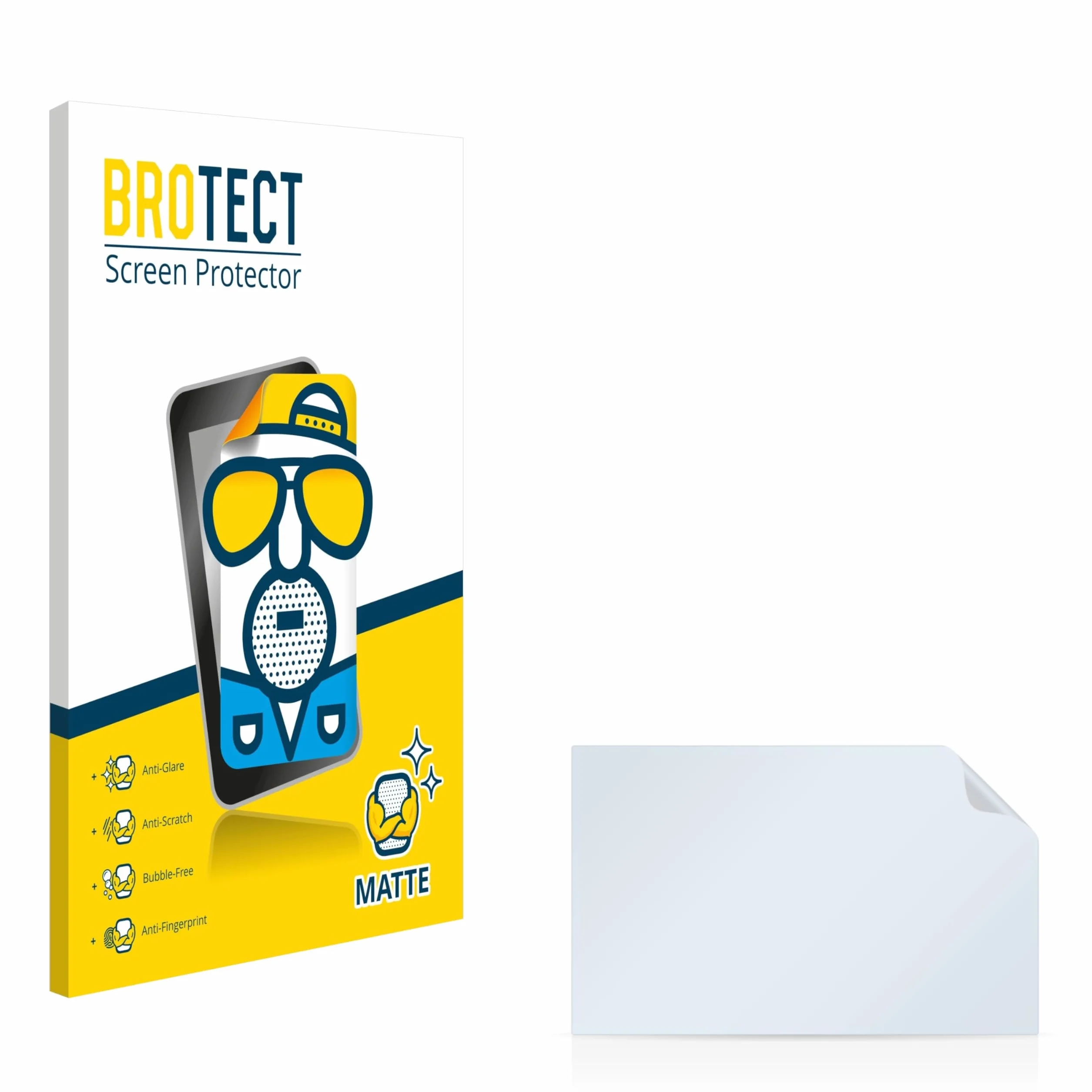 brotect Pellicola Protettiva Opaca 19" per PC touch panel con 48.3 cm (19,0 pollici) [410.9 mm x 257 mm, 16:10] Proteggi Schermo Anti-Riflesso