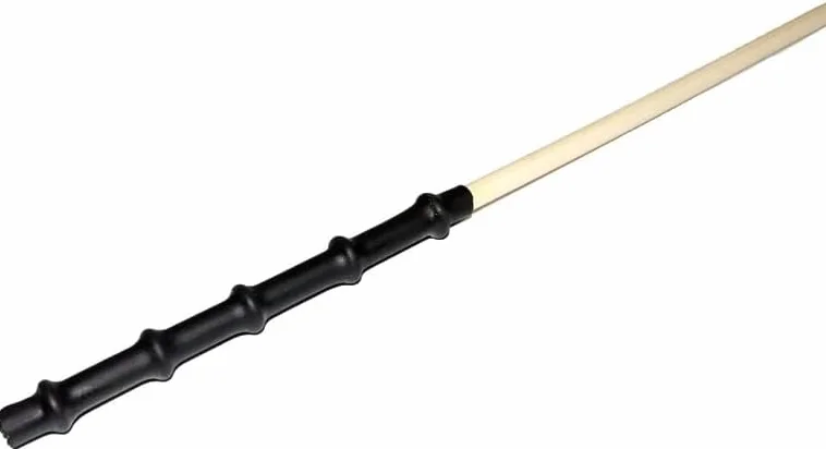 Bastone in rattan Dèmonia con impugnatura ergonomica in gomma 60 cm