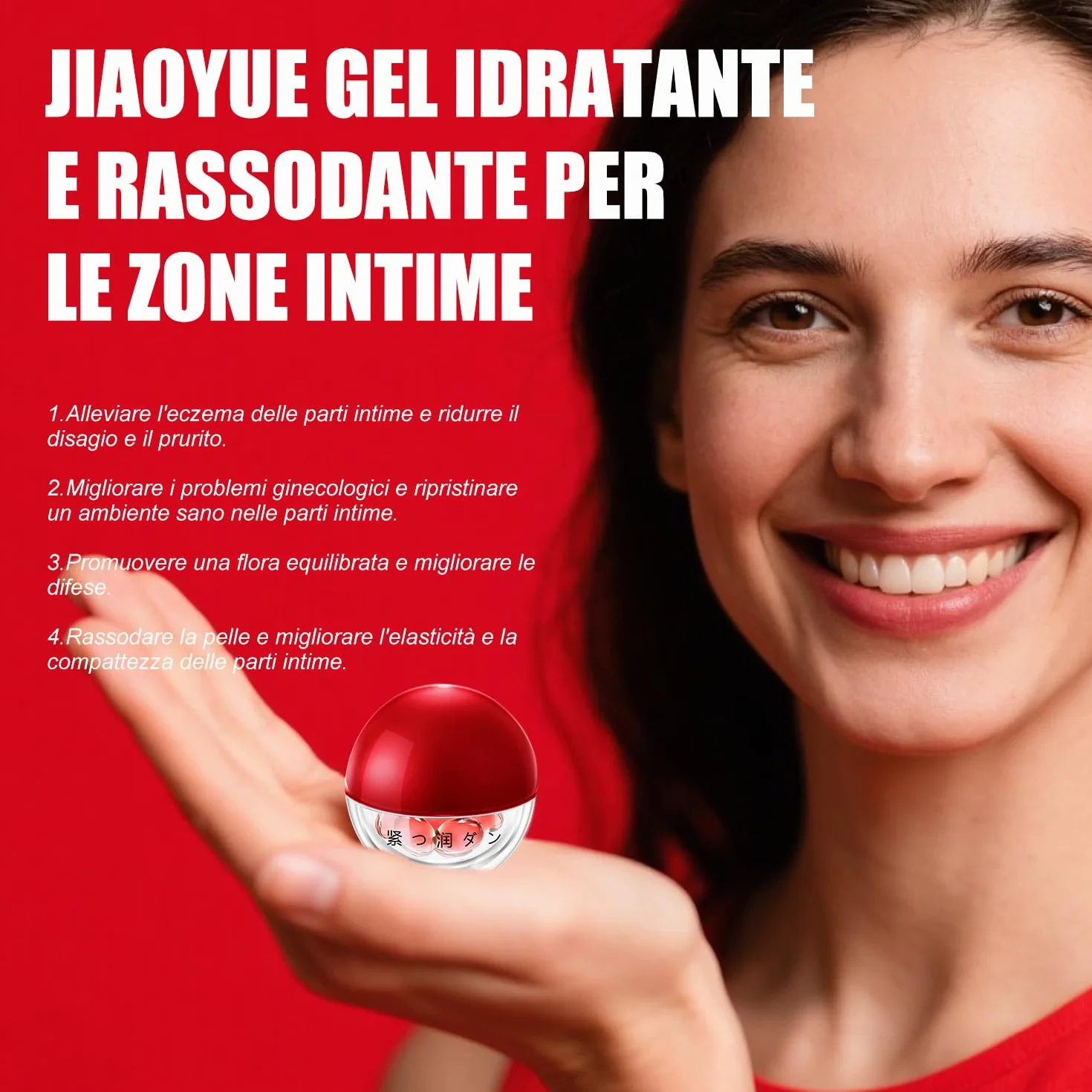 Yoni Liquibeads Donna Rassodante Intimo Gel vaginale rassodante migliora sensibilità pH naturale ripristina elasticità cura intima femminile