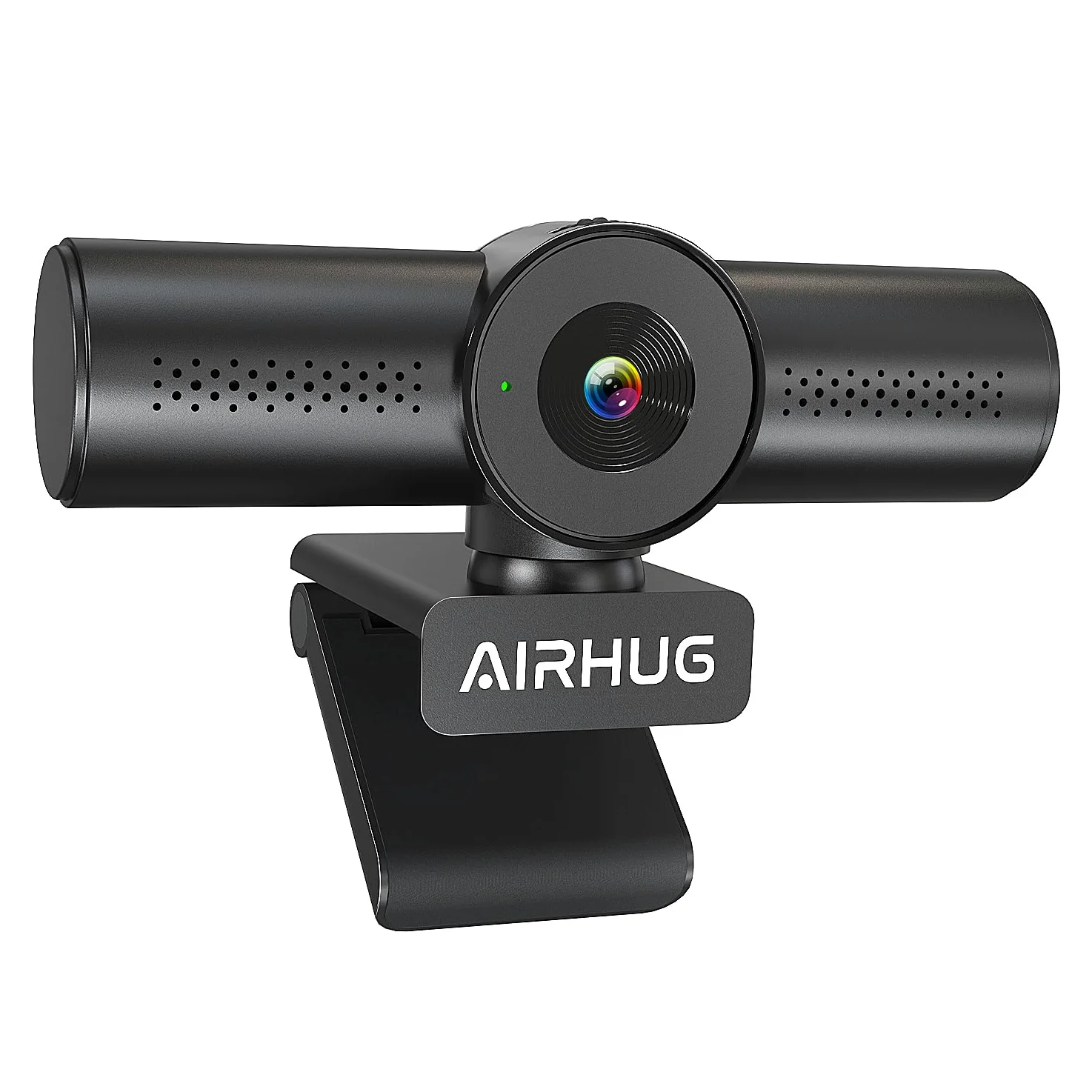 AIRHUG Webcam 4K 30fps con doppio microfono omnidirezionale e copertura per la privacy | Sensore Sony 16MP, autofocus PDAF, correzione automatica della luce, vista messa a fuoco a 63°, Plug & Play USB