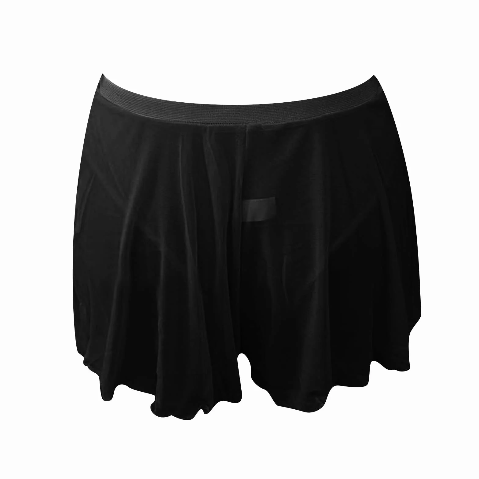 Minigonna da donna a vita alta sexy in rete trasparente pantaloncini Hot Dress Y2K gonne corte da club feste streetwear
