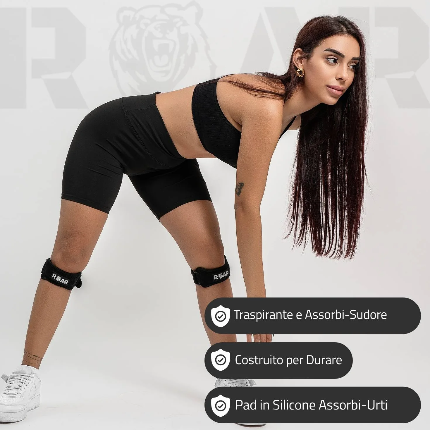 Tutore Ginocchio Rotula 2x Pack, Ginocchiera Rotulea per Menisco e Legamenti