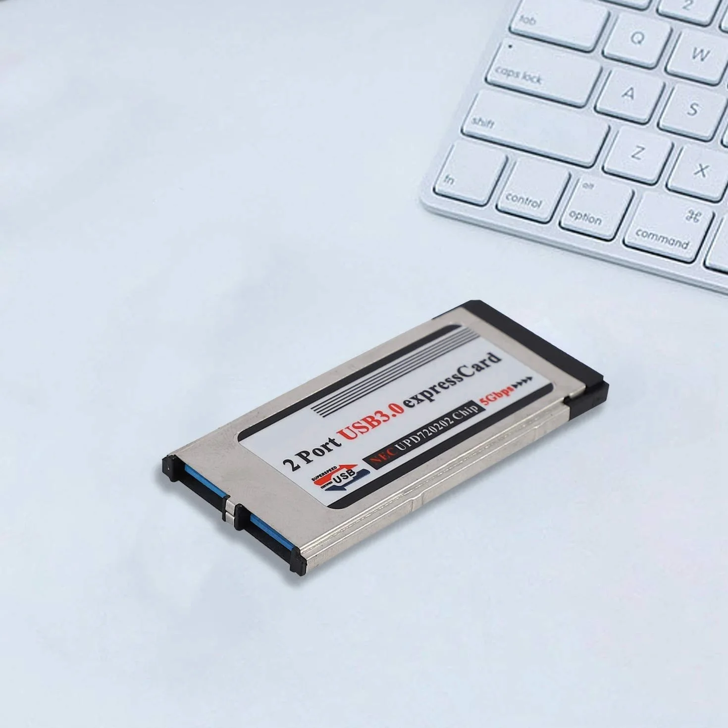 Scheda Express USB 3.0 ad Alta Velocità Doppia 2 Porte Express Card 34 Mm Adattatore Convertitore PCMCIA per Laptop, 447742