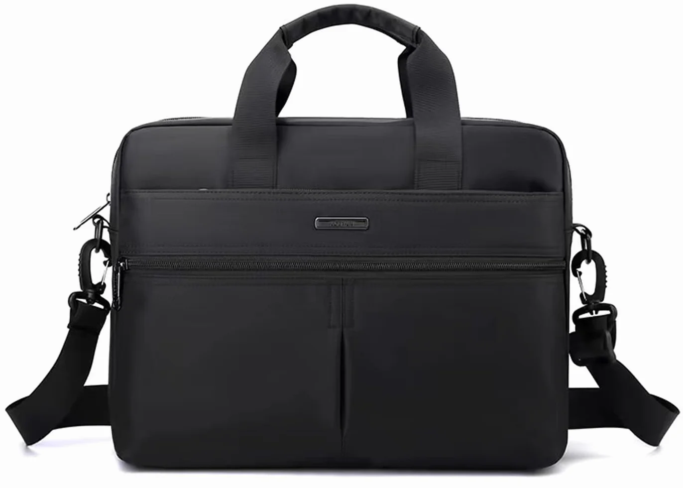 zhongningyifeng Borsa per computer portatile da 14 pollici, borsa sottile per computer da uomo e donna, borsa a tracolla leggera per ufficio, lavoro e lavoro, Nero