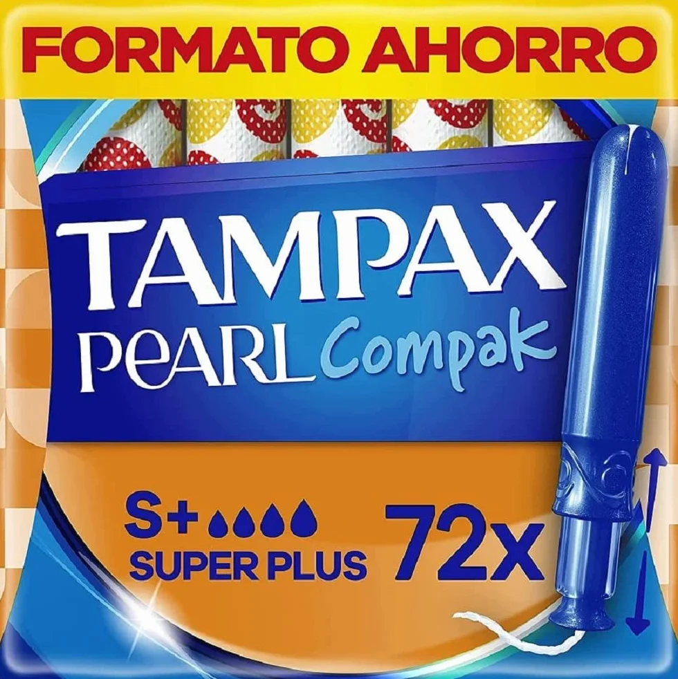 Tampax Pearl Compak Super Plus 72 tamponi con applicatore