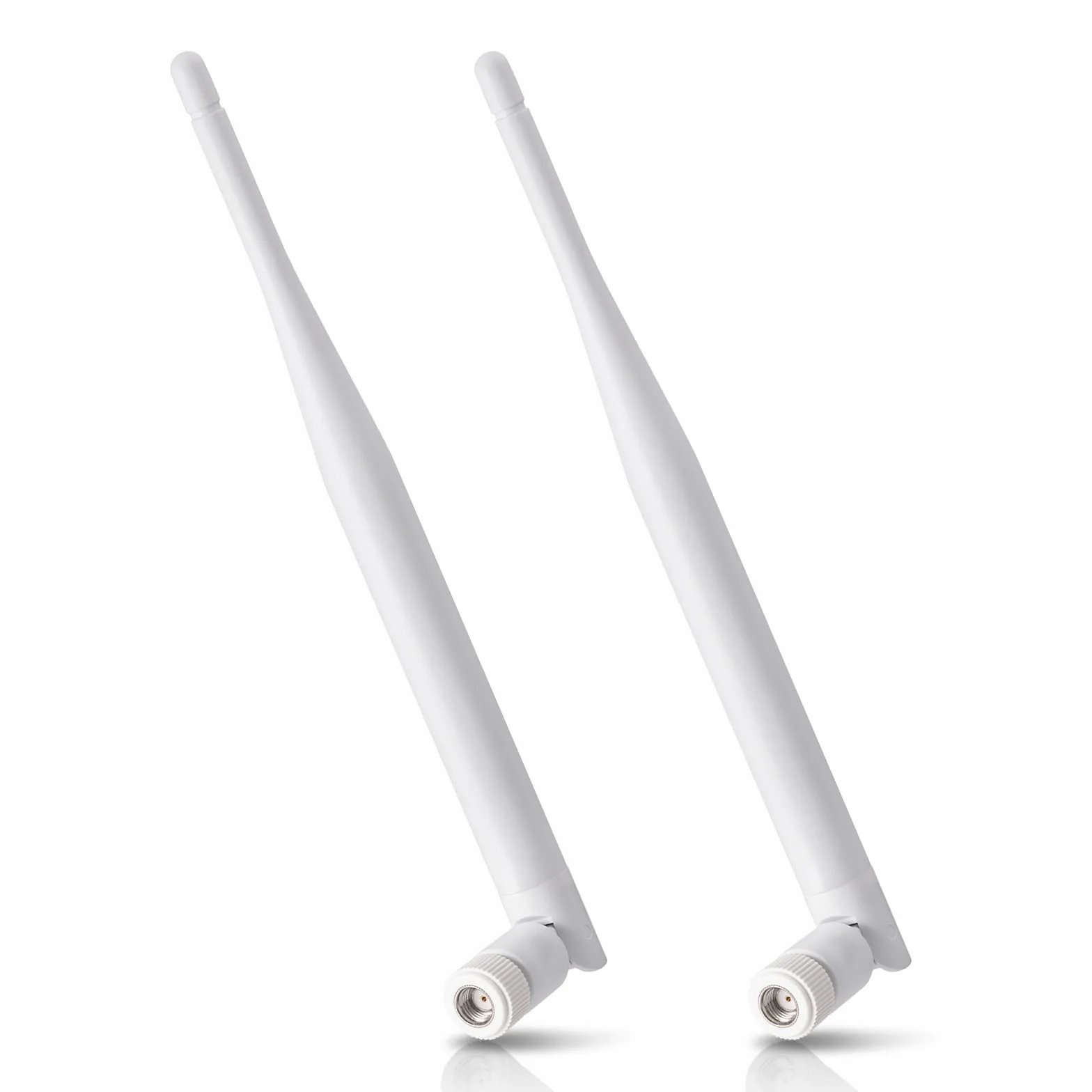 Eightwood Antenna WiFi 2.4G/5.8G Dual Band (2PCS) 6dBi RPSMA Antenna Telecamera di Sicurezza per Wireless AV Video Audio Ricevitore Extender Router di Rete Gateway IoT WiFi AP Hotspot Modem