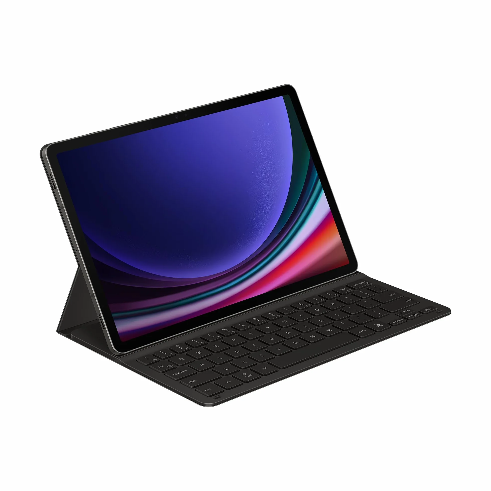 Samsung Book Cover Keyboard Slim Custodia per tablet con tastiera per Galaxy Tab S9 | S9 FE | S10 FE | S10 Lite, Layout Italiano QWERTY, Nero